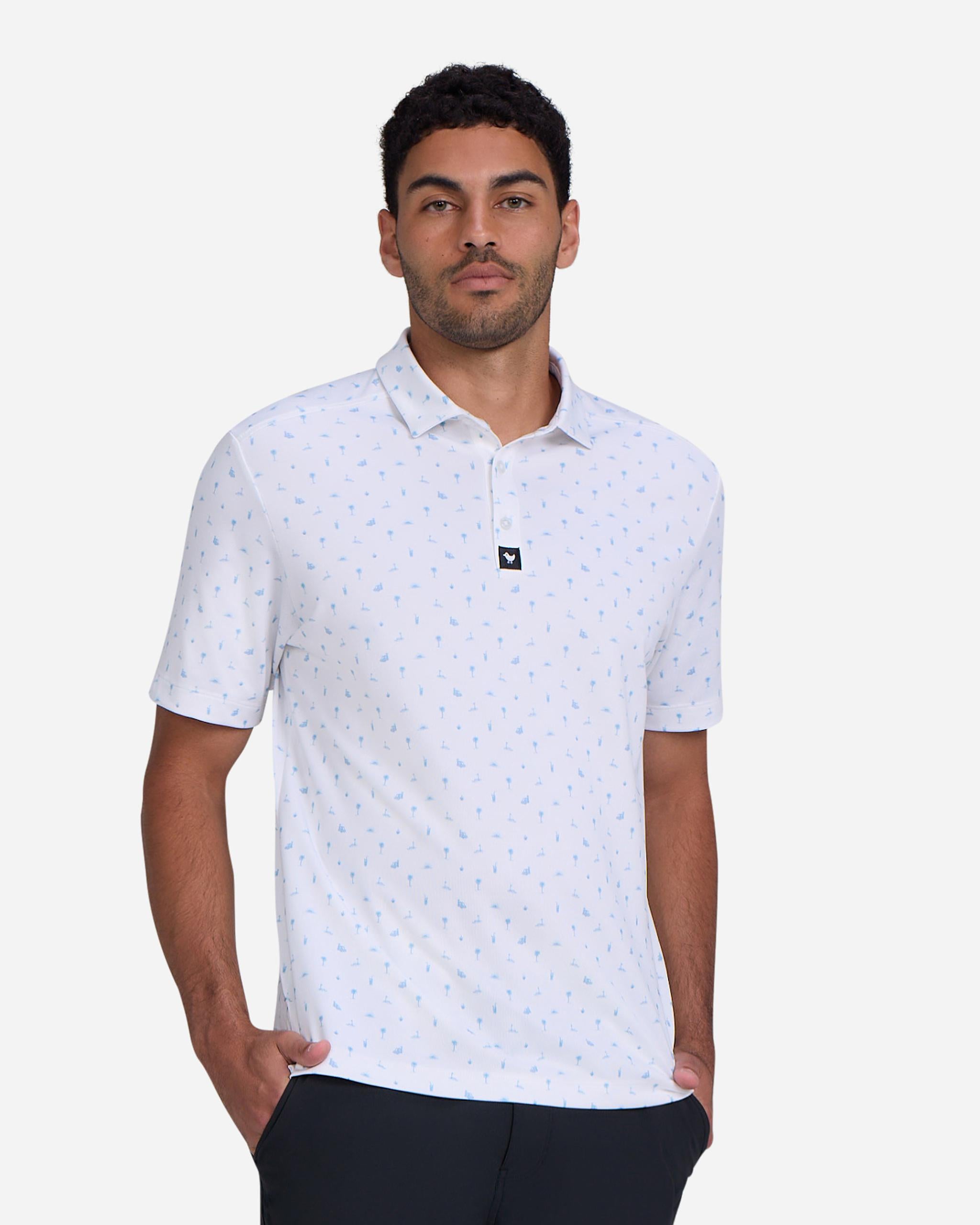 100 Palms-Men's Polo-Bad Birdie