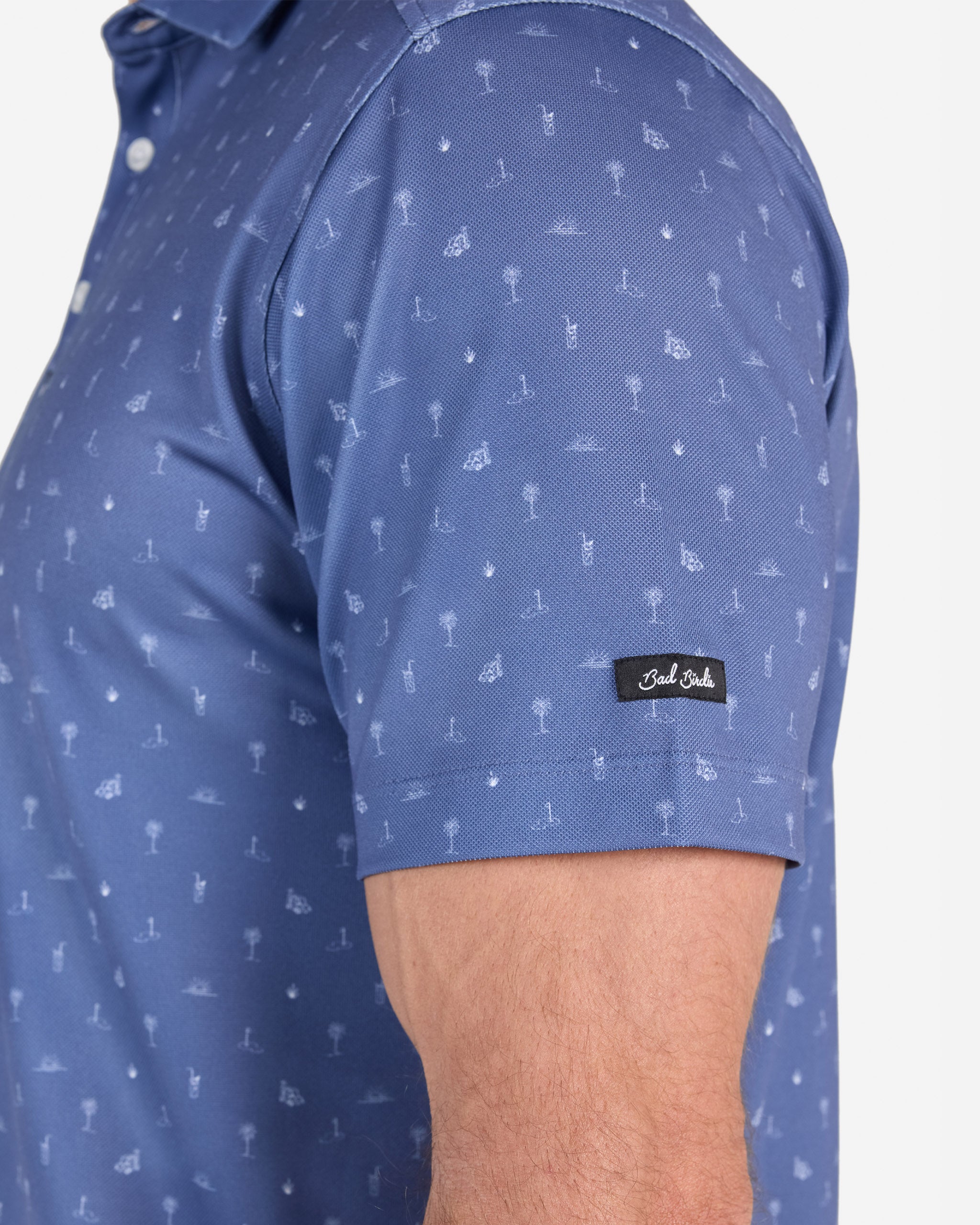 100 Palms-Men's Polo-Bad Birdie