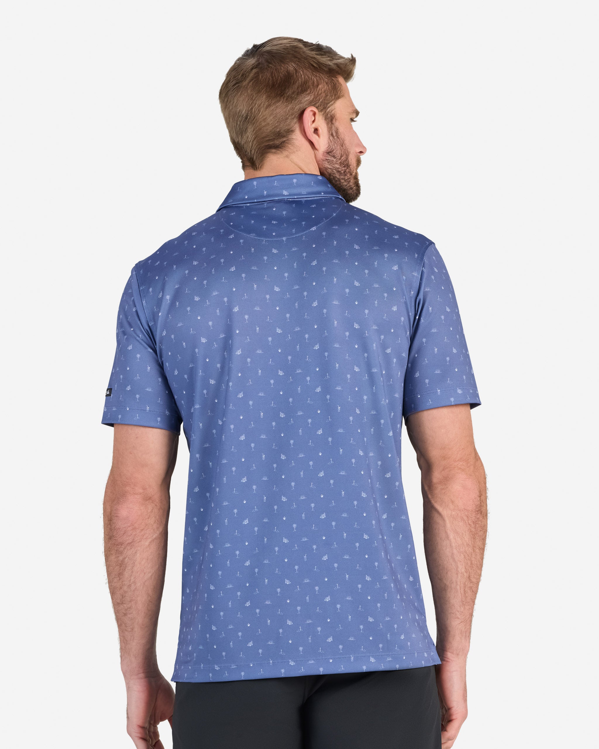 100 Palms-Men's Polo-Bad Birdie