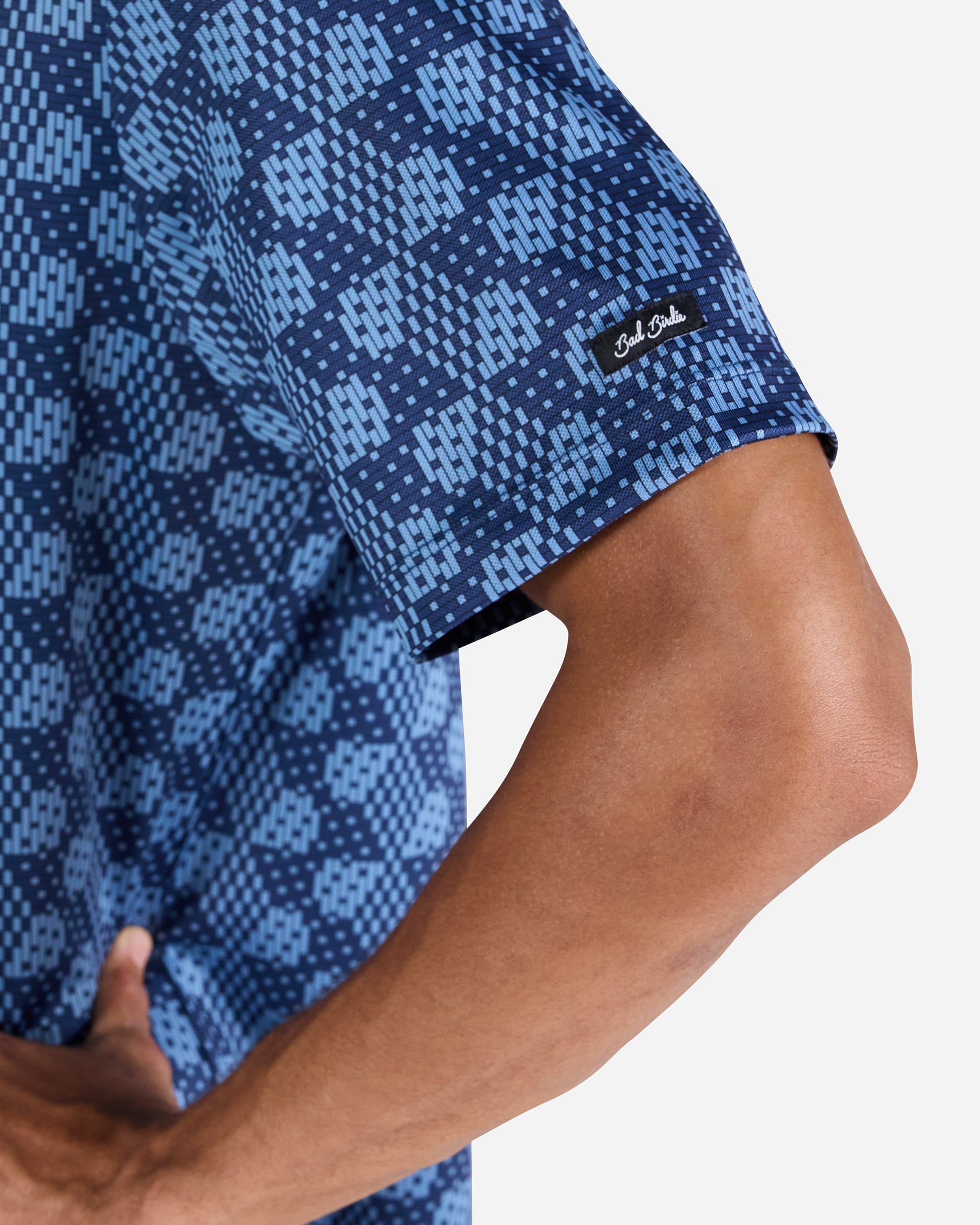 8-Bit-Men's Polo-Bad Birdie