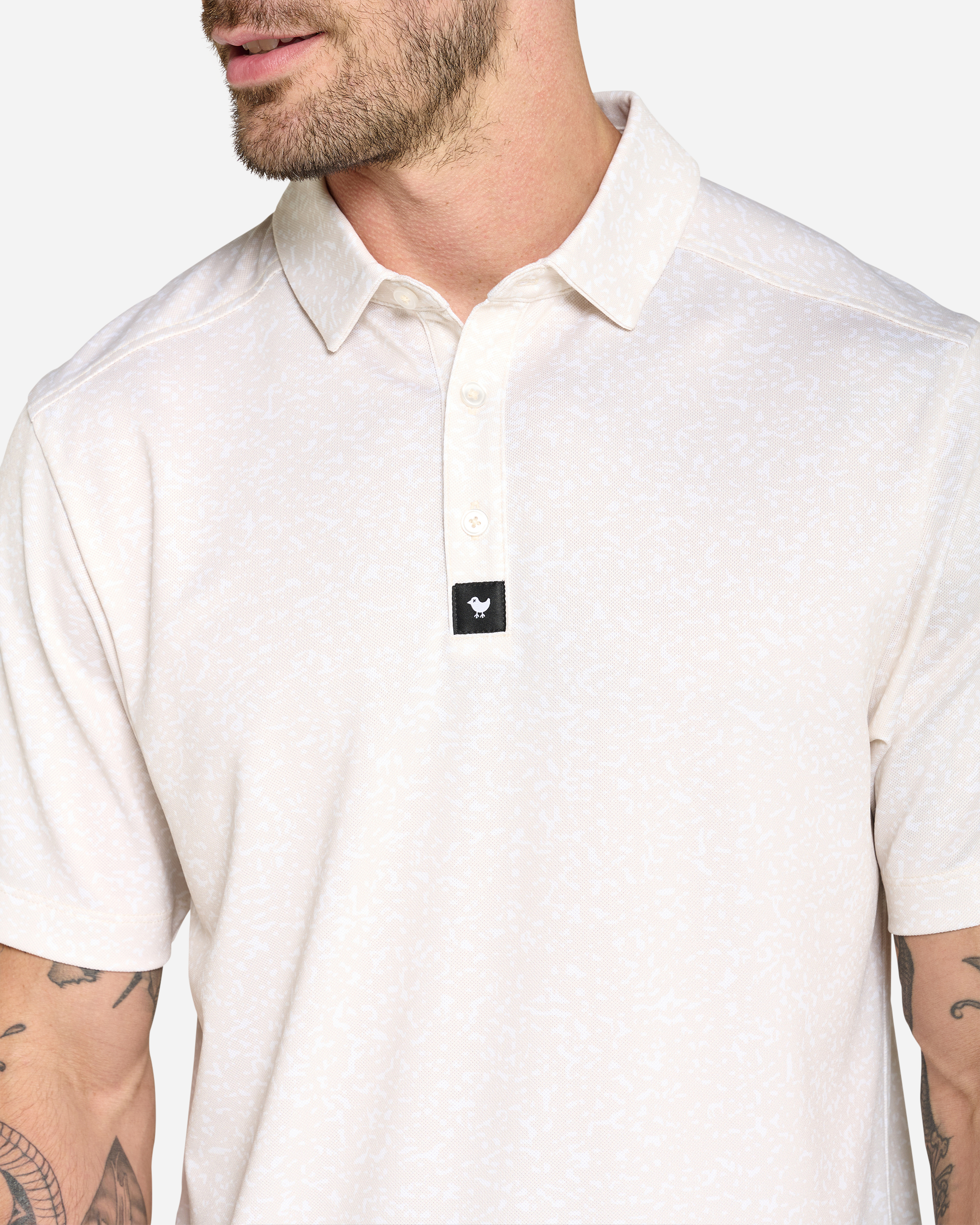 Abyss Tan-Men's Polo-Bad Birdie
