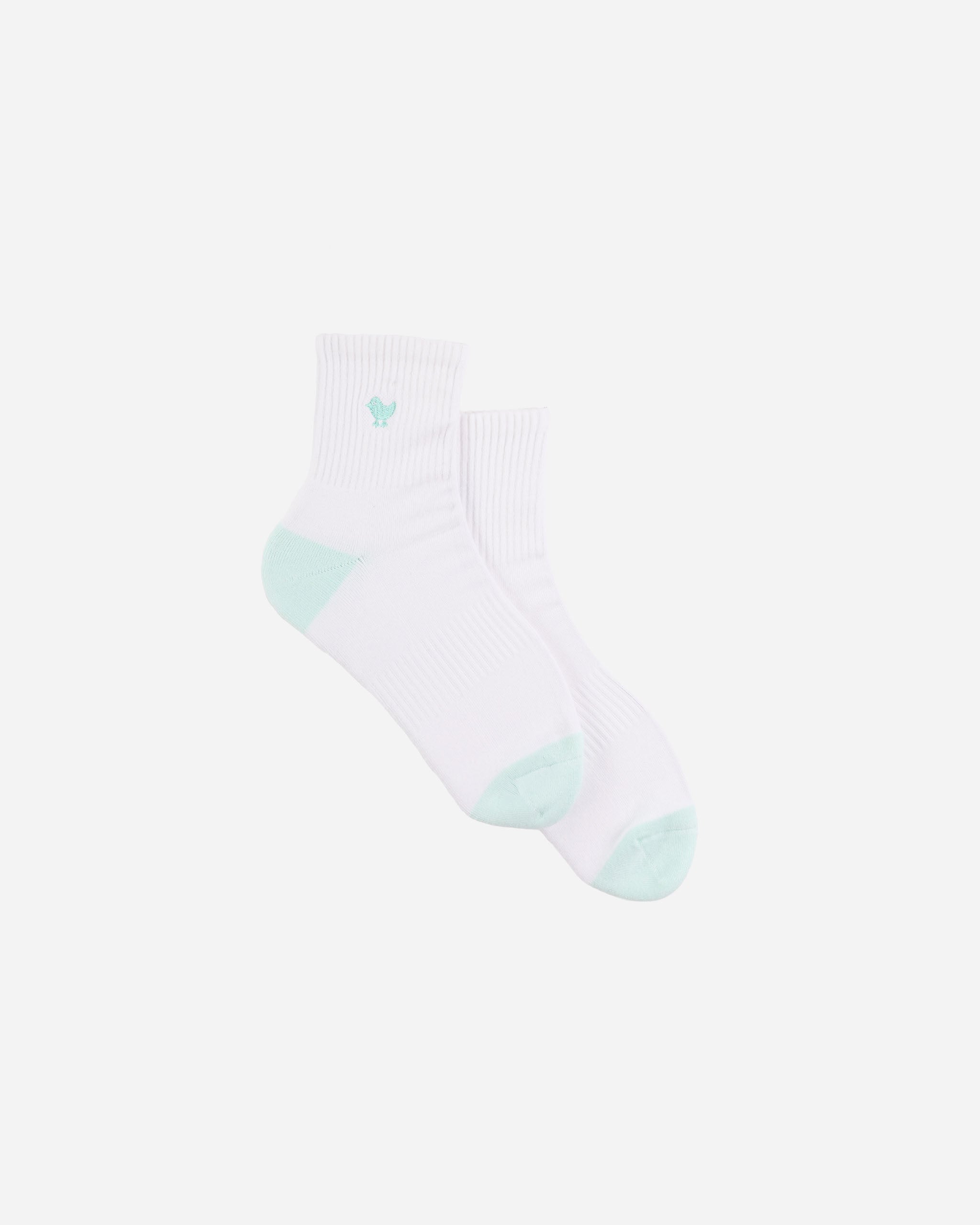 Mid Crew Birdie Socks - Minty Fresh-Socks-Bad Birdie