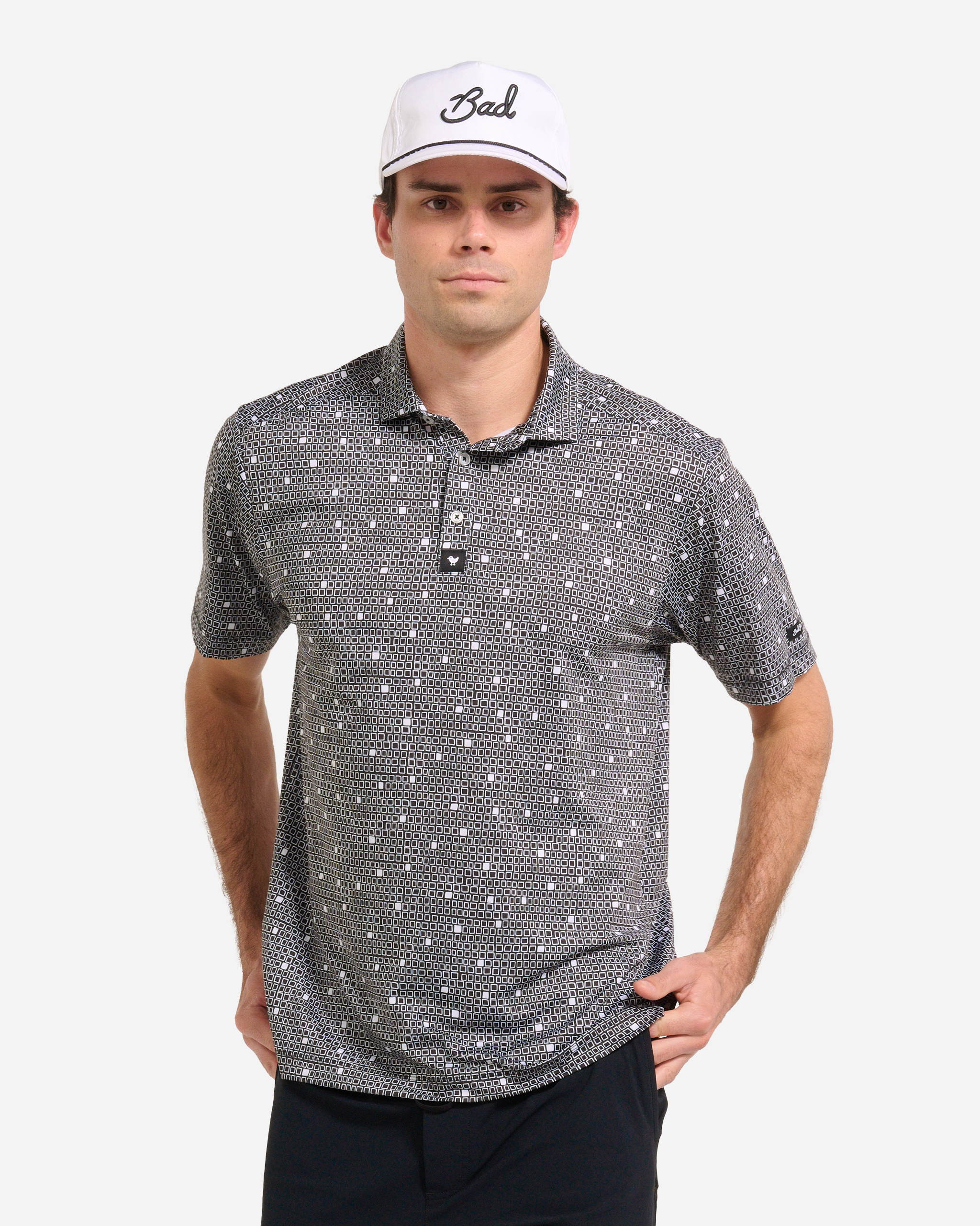 Block Party-Men's Polo-Bad Birdie