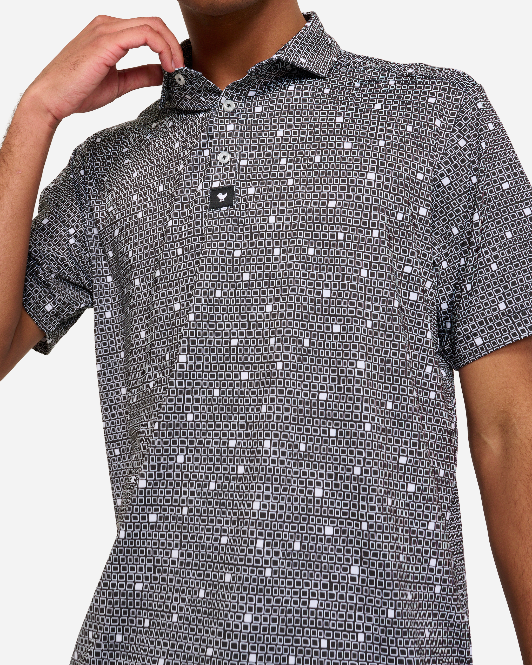 Block Party-Men's Polo-Bad Birdie