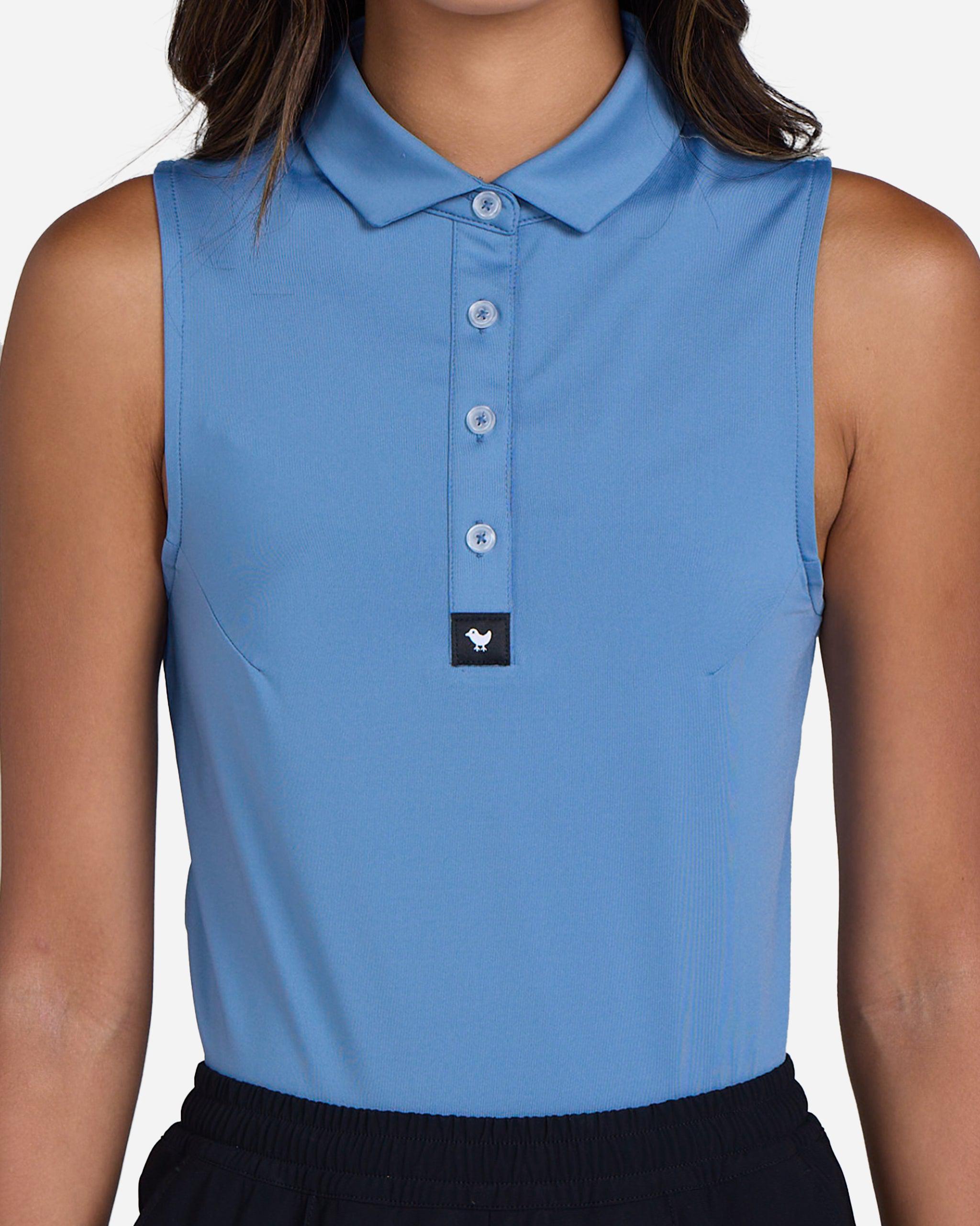 Cornet Blue-Women's Polo-Bad Birdie