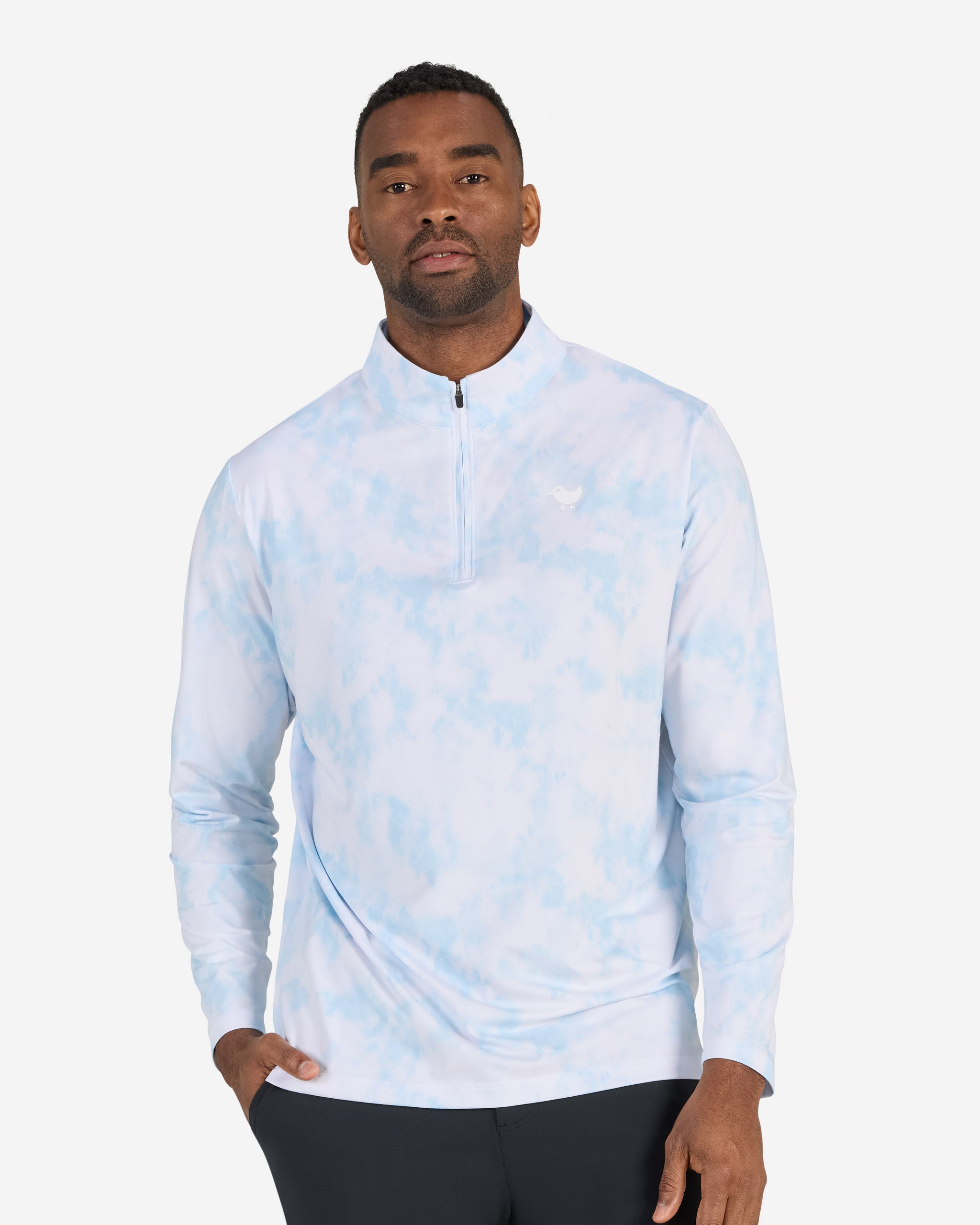 Day Dreamin' Quarterzip-Men's Quarterzip-Bad Birdie