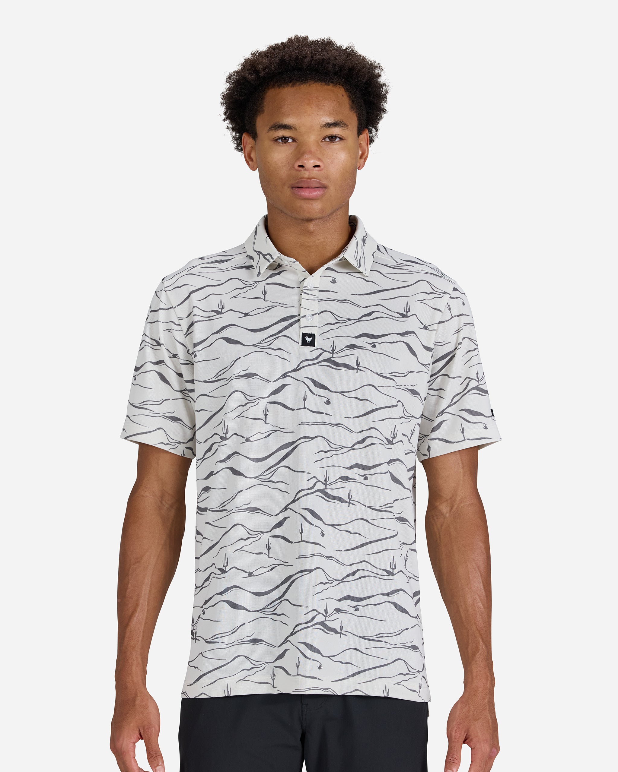Desert Frontier-Men's Polo-Bad Birdie
