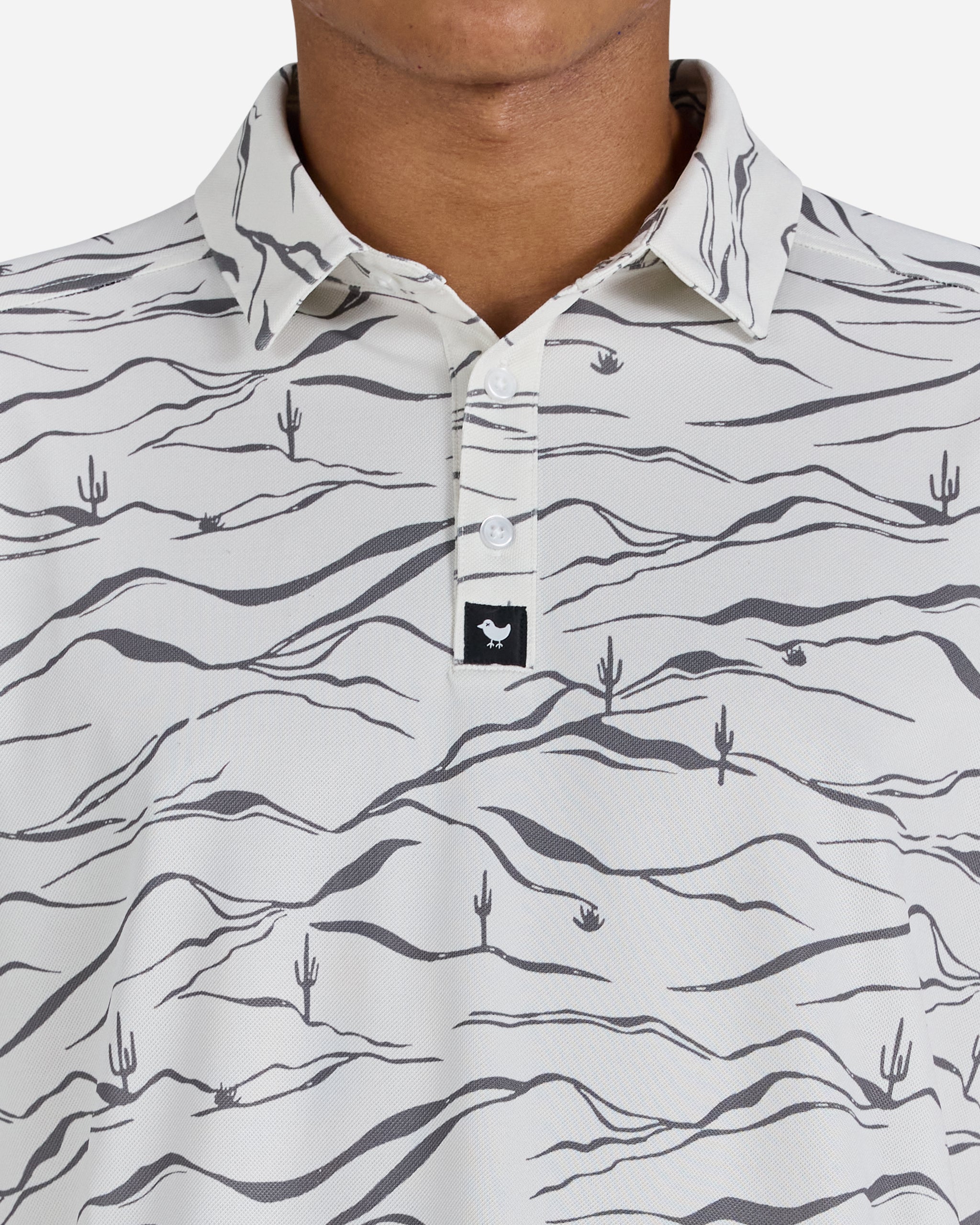 Desert Frontier-Men's Polo-Bad Birdie