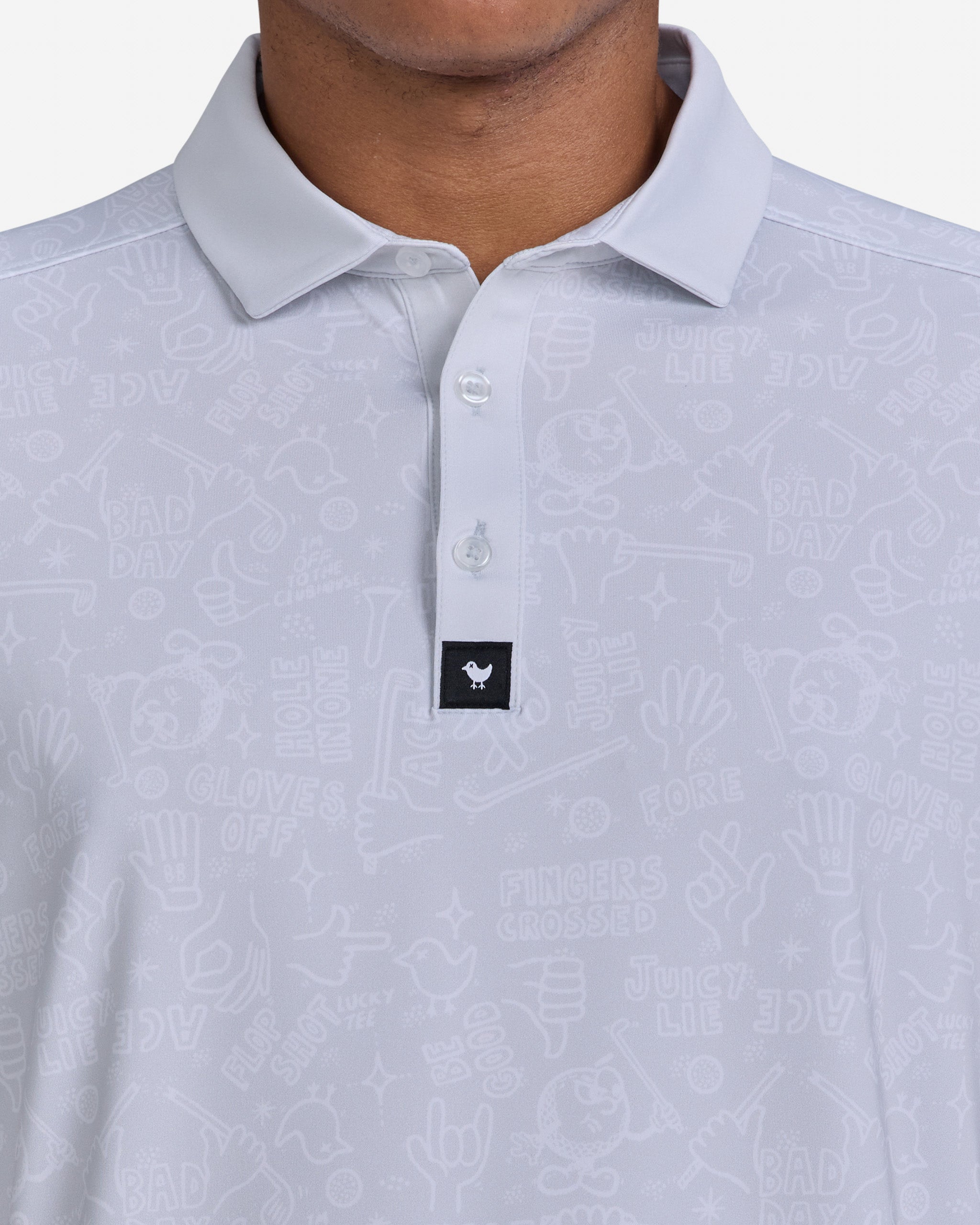Doodle-Men's Polo-Bad Birdie