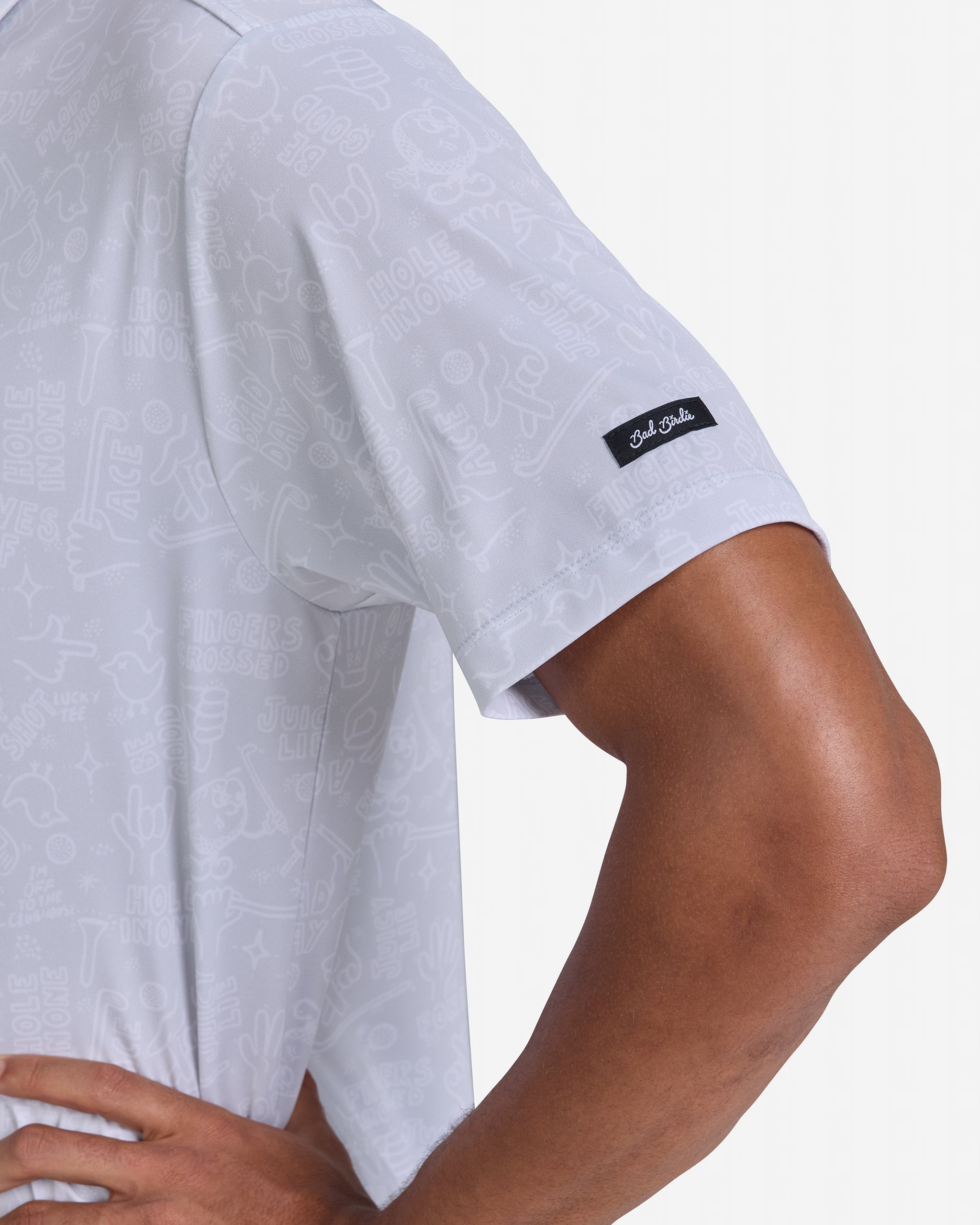 Doodle-Men's Polo-Bad Birdie