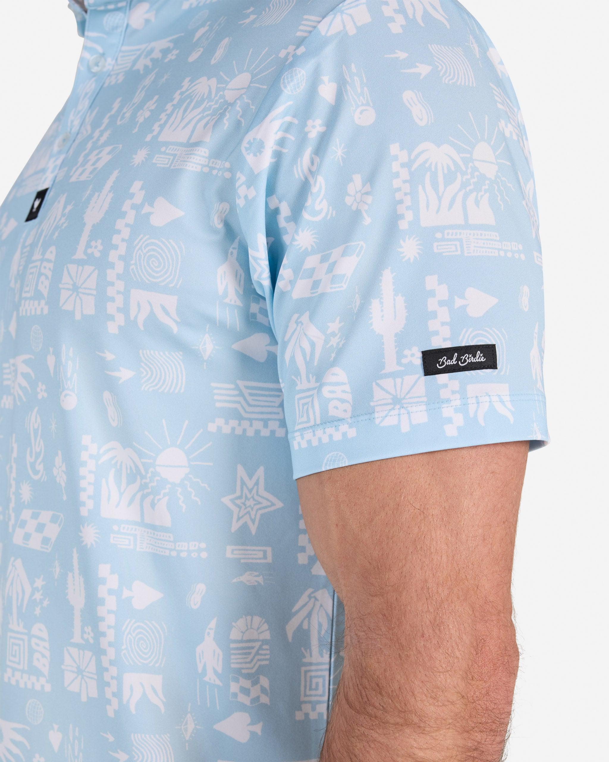 Dry Heat-Men's Polo-Bad Birdie
