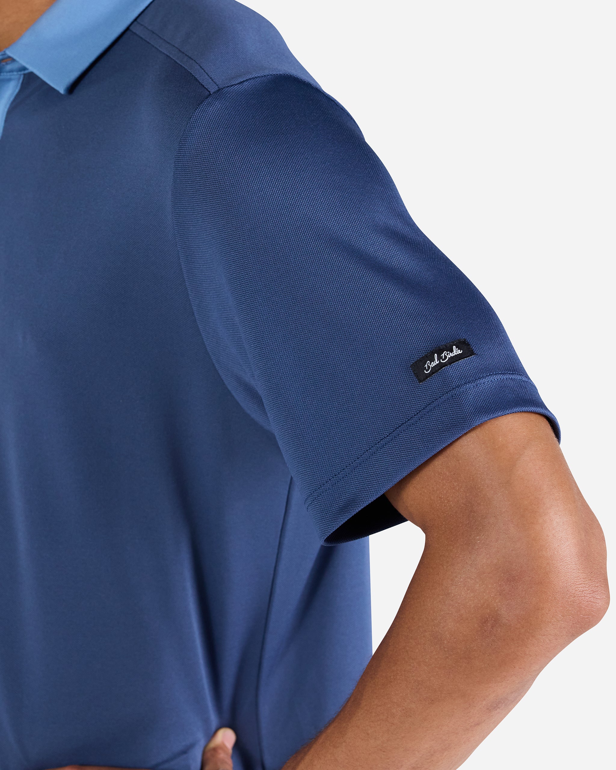 Dusk Navy-Men's Polo-Bad Birdie