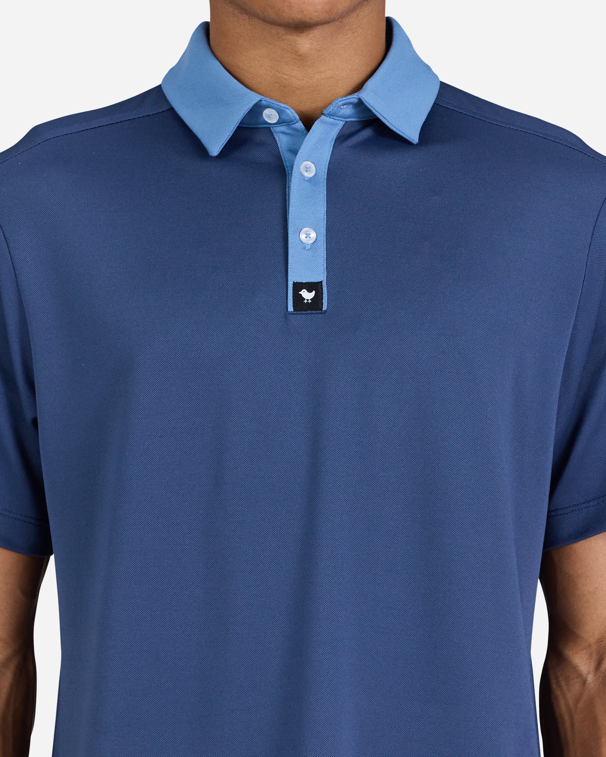Dusk Navy-Men's Polo-Bad Birdie