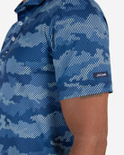Frostbite - Azure-Men's Polo-Bad Birdie