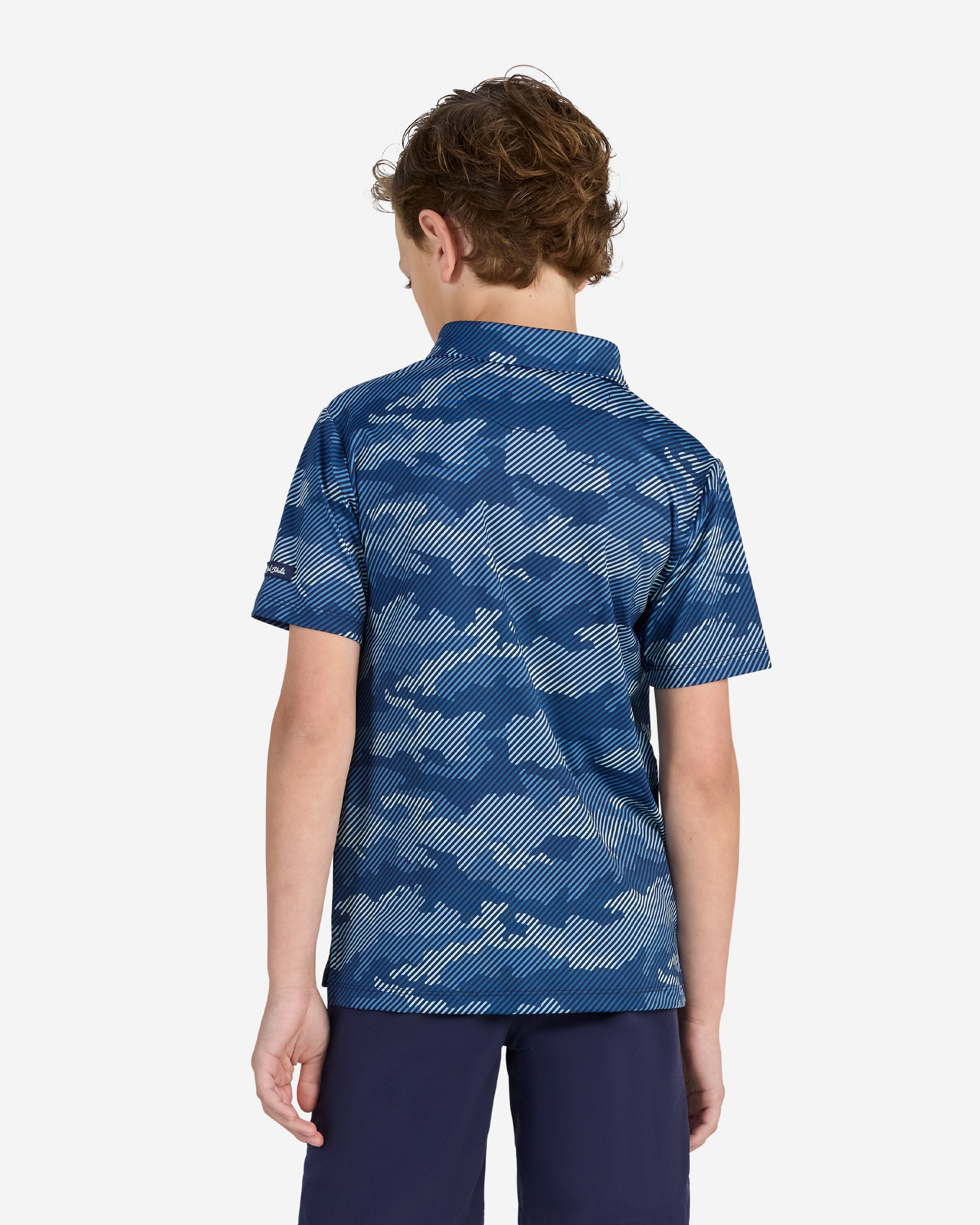 Frostbite - Azure-Youth Polo-Bad Birdie