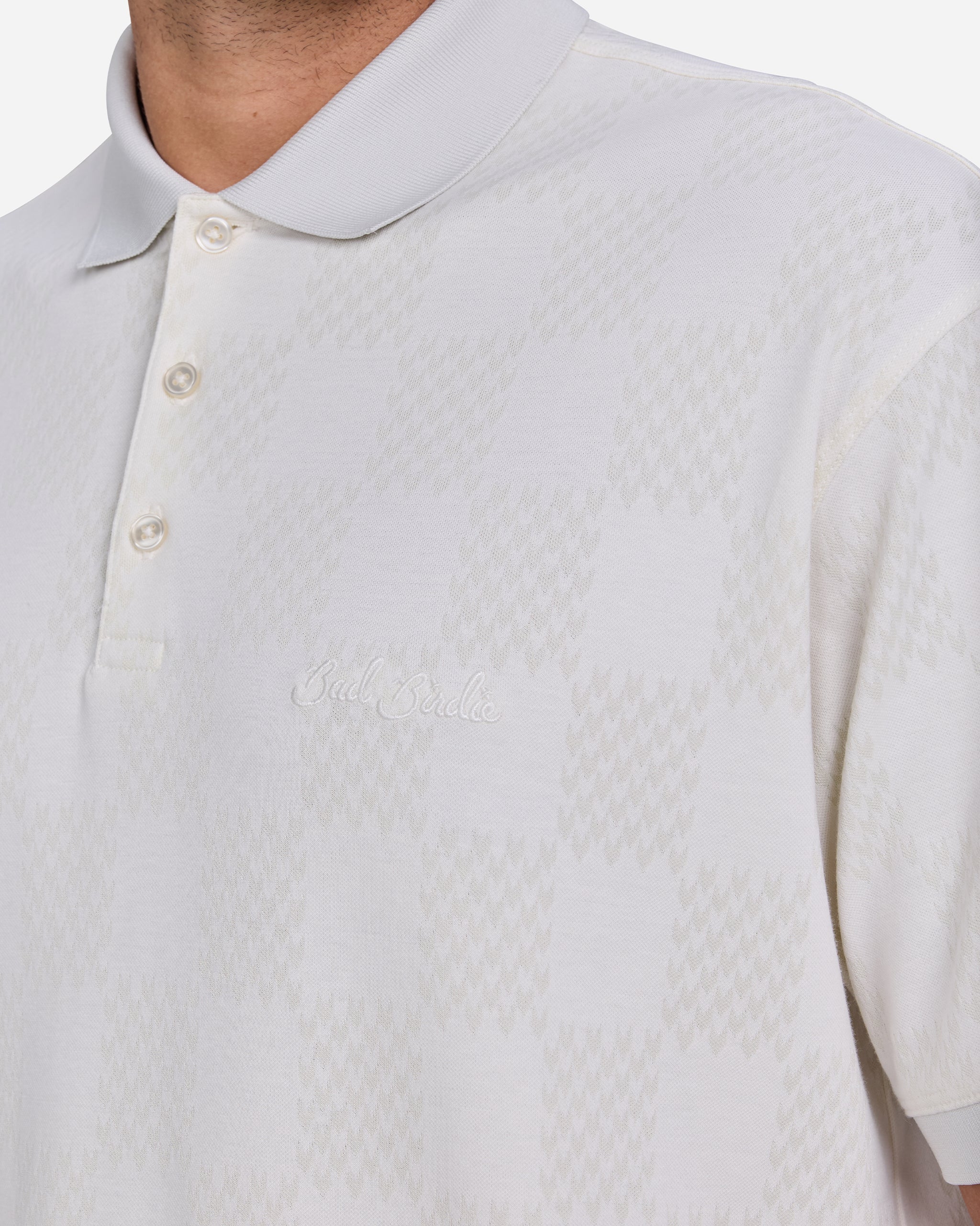 Chess Day Jacquard Polo-Men's Polo-Bad Birdie