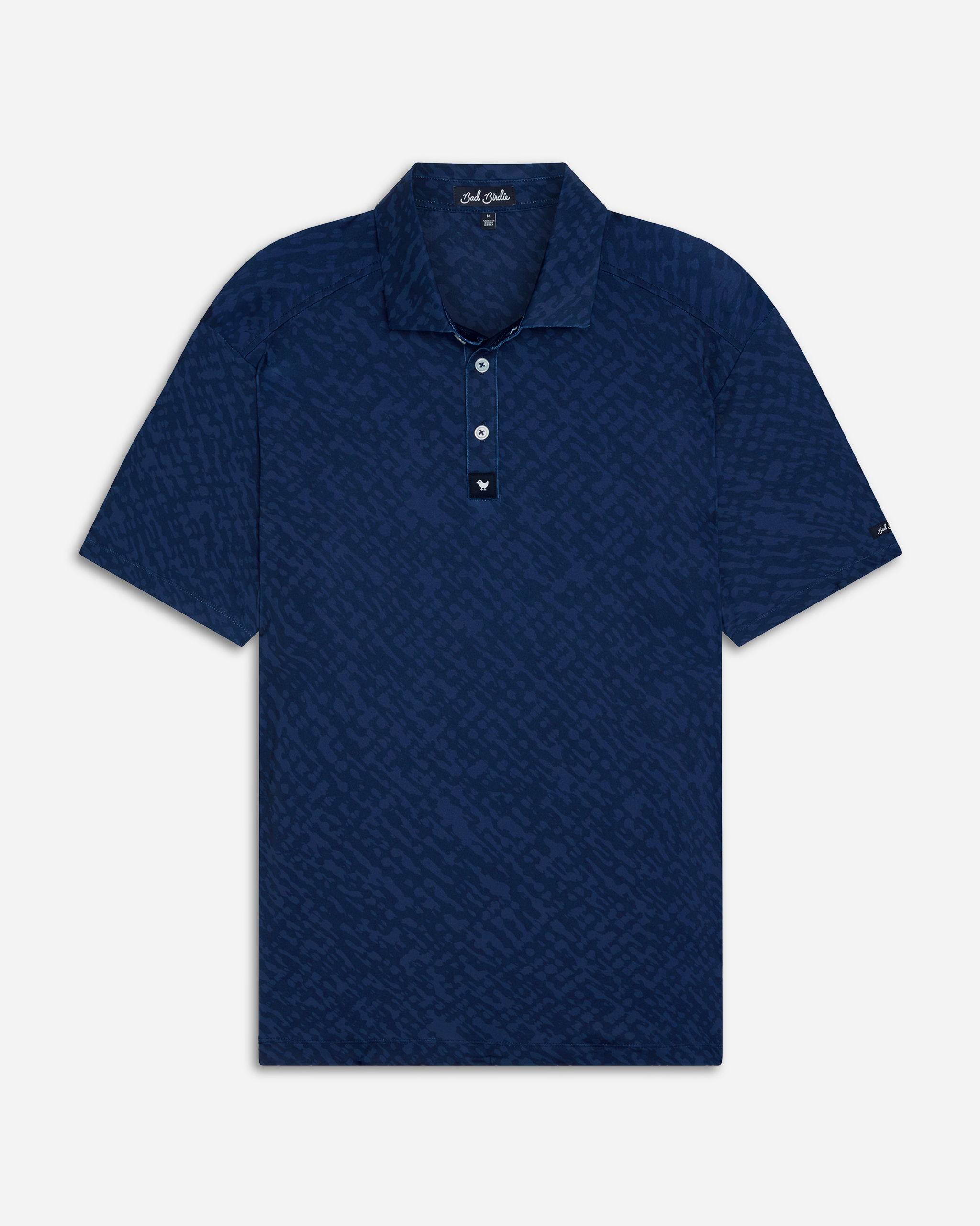 Midnight Rider-Men's Polo-Bad Birdie