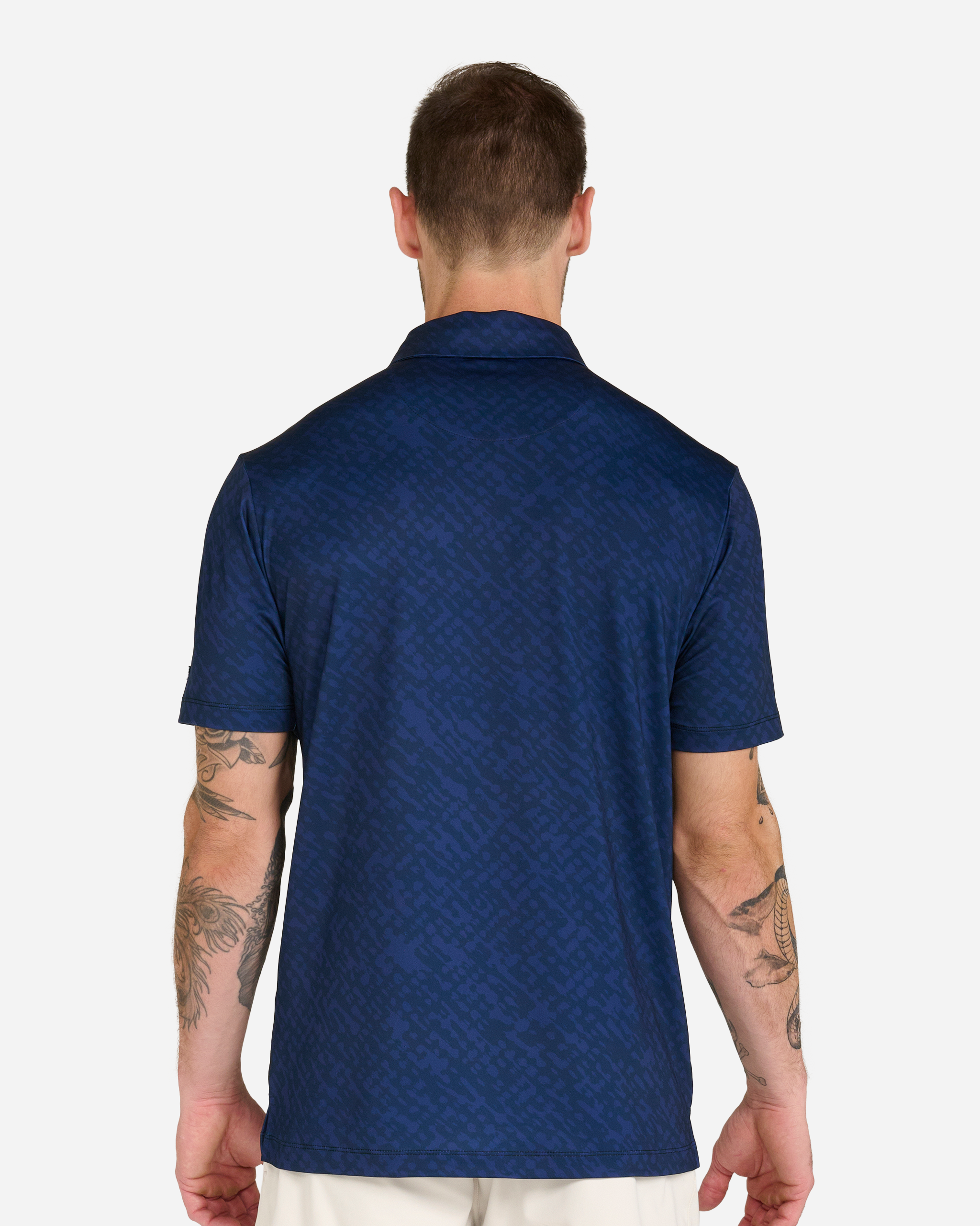 Midnight Rider-Men's Polo-Bad Birdie