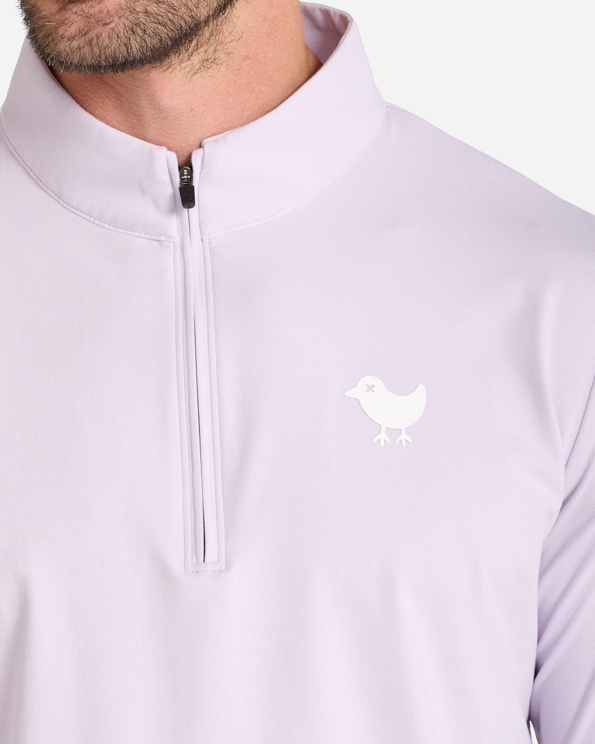 Orchid Quarterzip-Men's Quarterzip-Bad Birdie