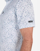Paint Splatter 3 Navy-Men's Polo-Bad Birdie