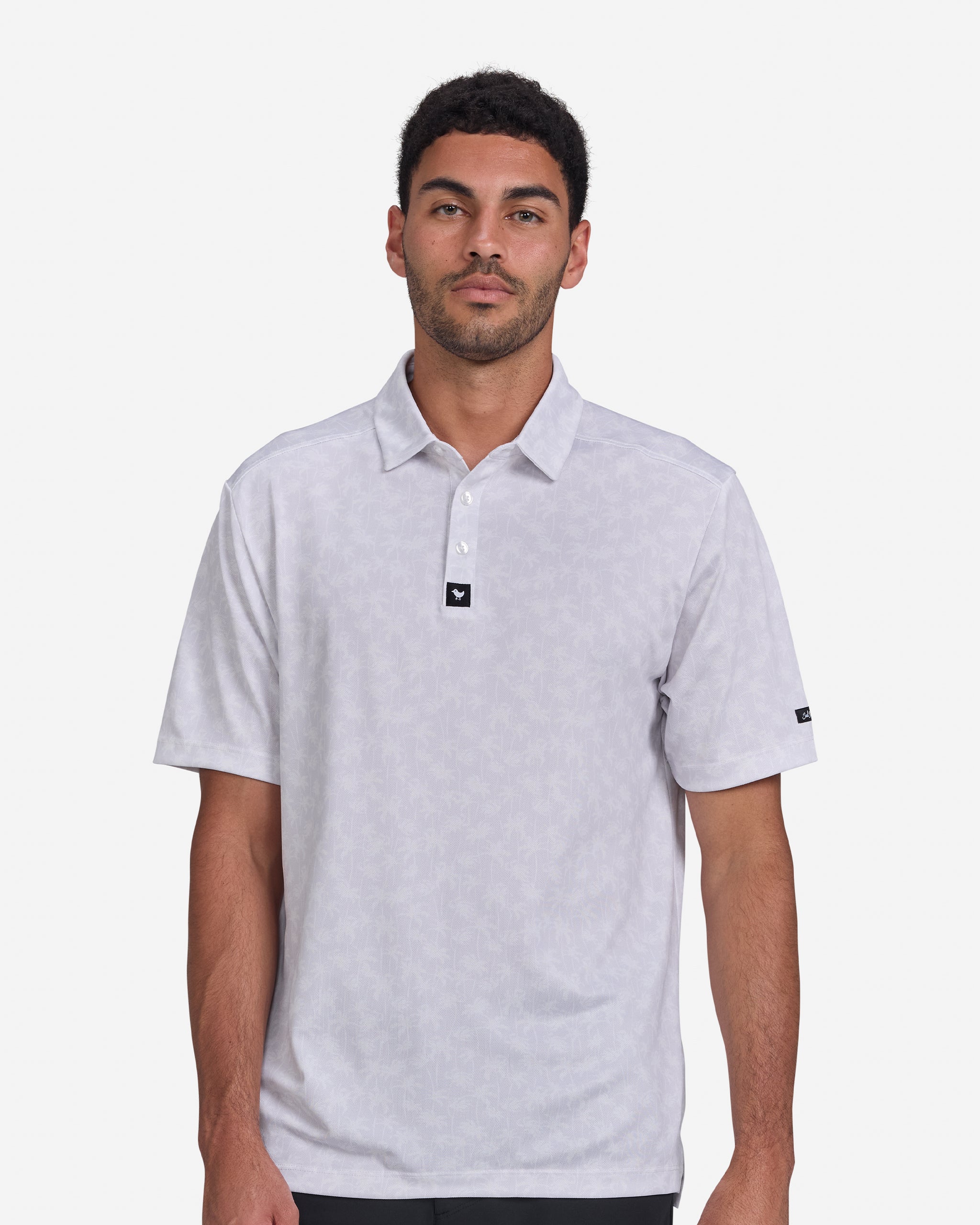 Palmetto Iris-Men's Polo-Bad Birdie