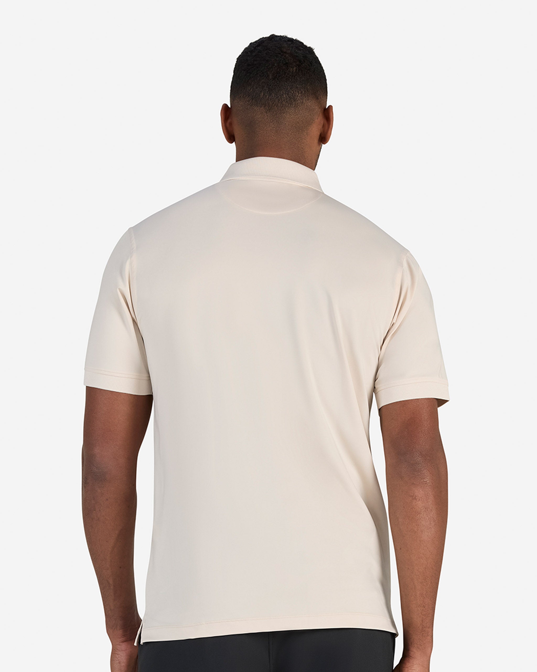 Ridge Polo - Sand Shell-Men's Polo-Bad Birdie