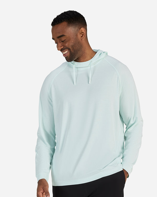 Tempo Cooling Hooded Long Sleeve - Minty Fresh