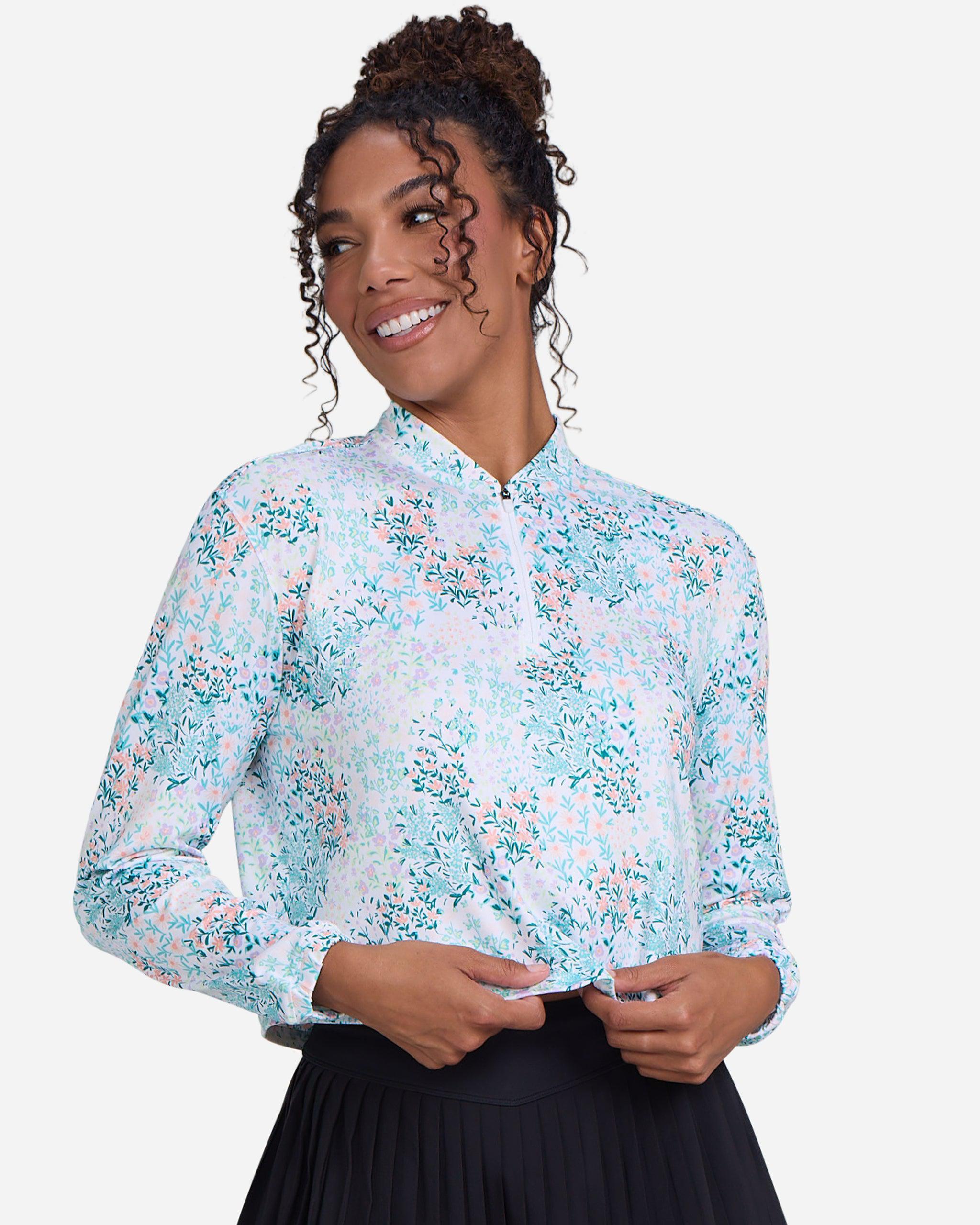 Spring Has Sprung Quarterzip-Women's Quarterzip-Bad Birdie