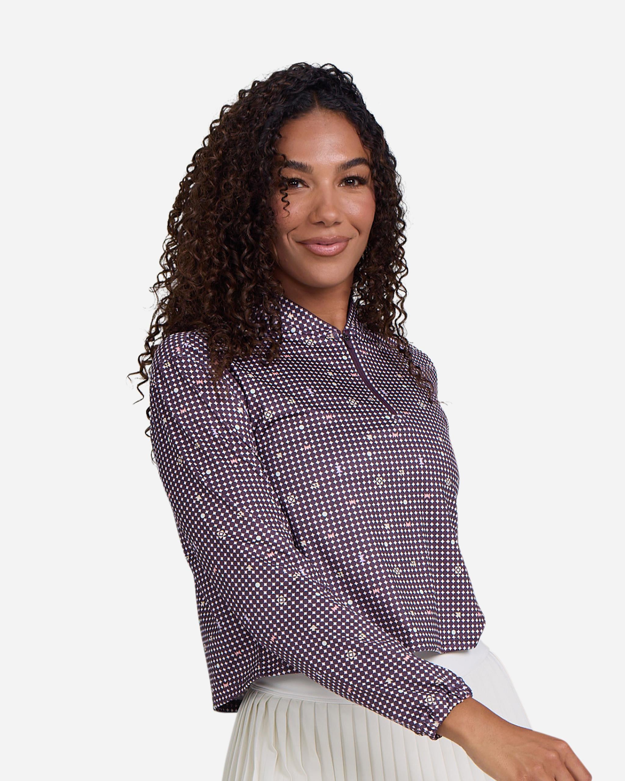 Throwing Darts Quarterzip-Women's Quarterzip-Bad Birdie