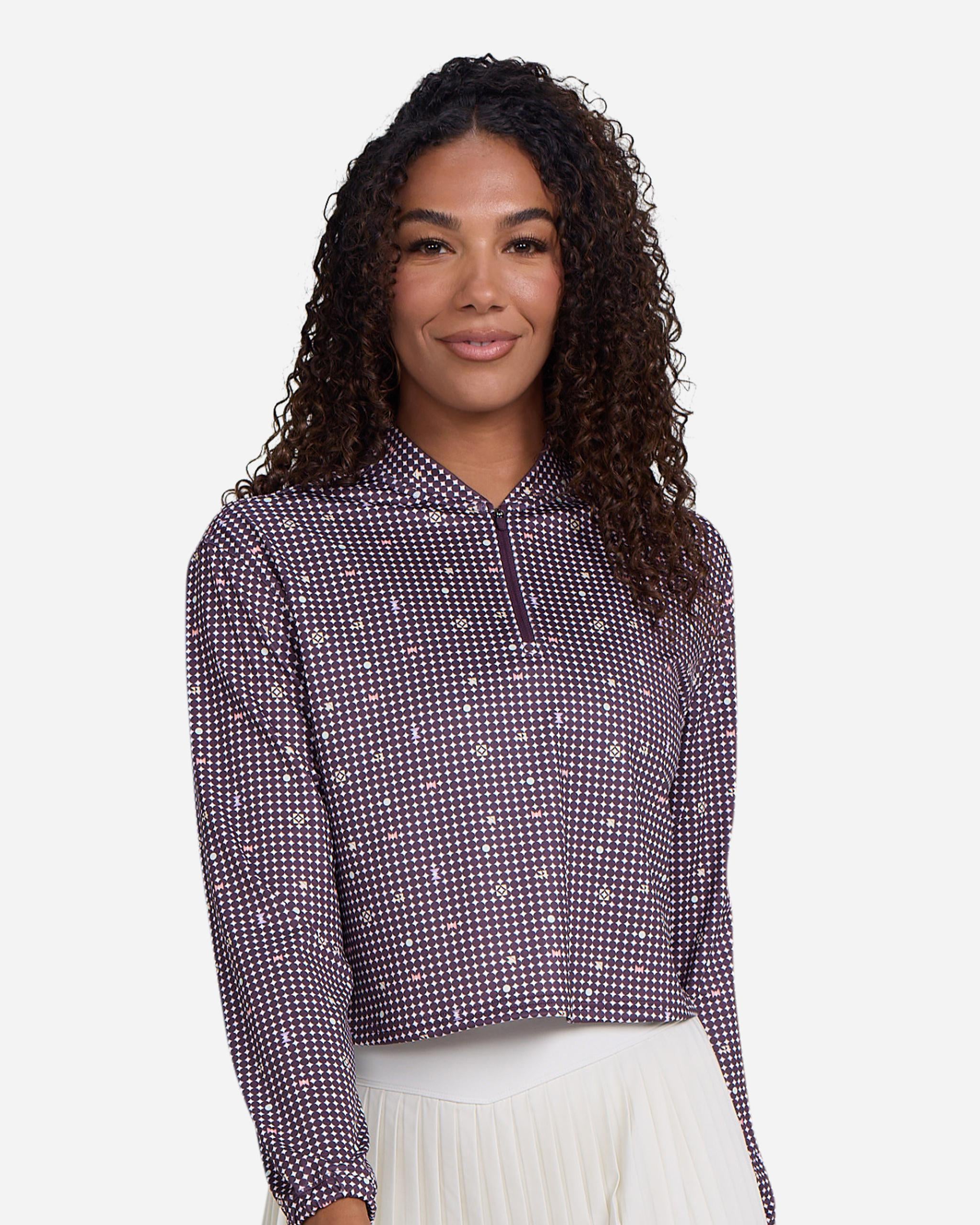 Throwing Darts Quarterzip-Women's Quarterzip-Bad Birdie