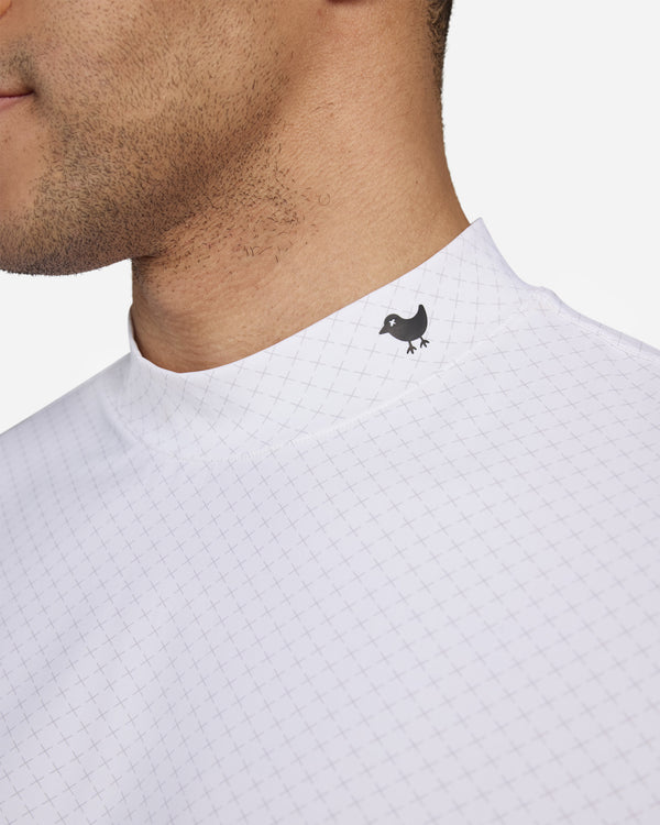 Vapor Cooling Mock Tee - Multiplier Brilliant White