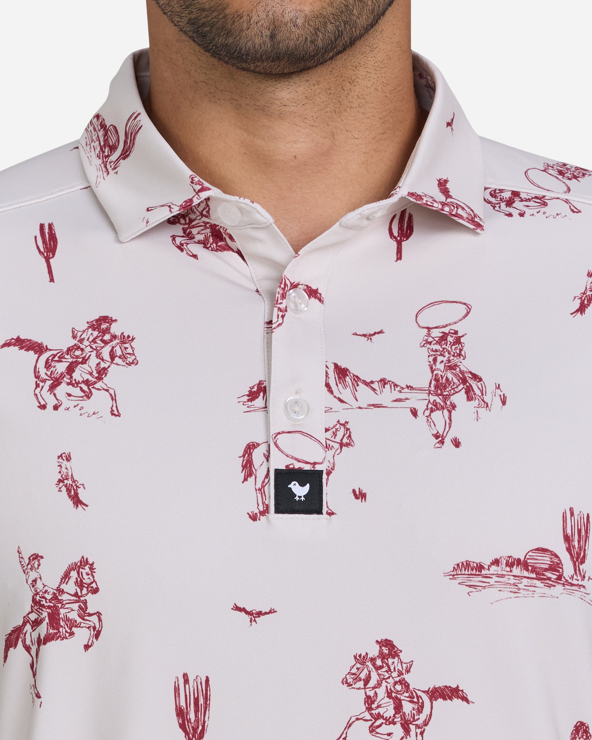 Hometown Hero-Men's Polo-Bad Birdie