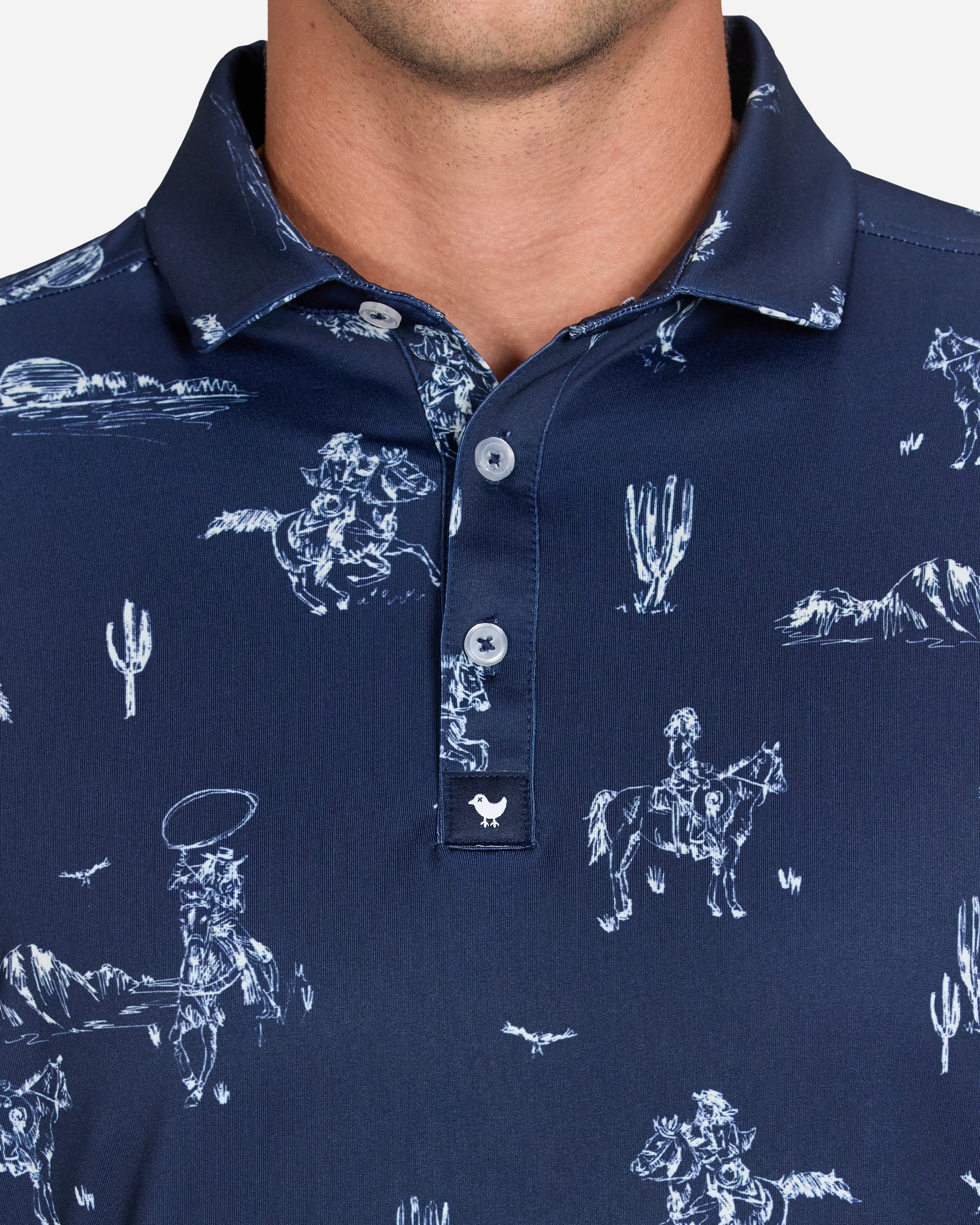 Hometown Hero-Men's Polo-Bad Birdie