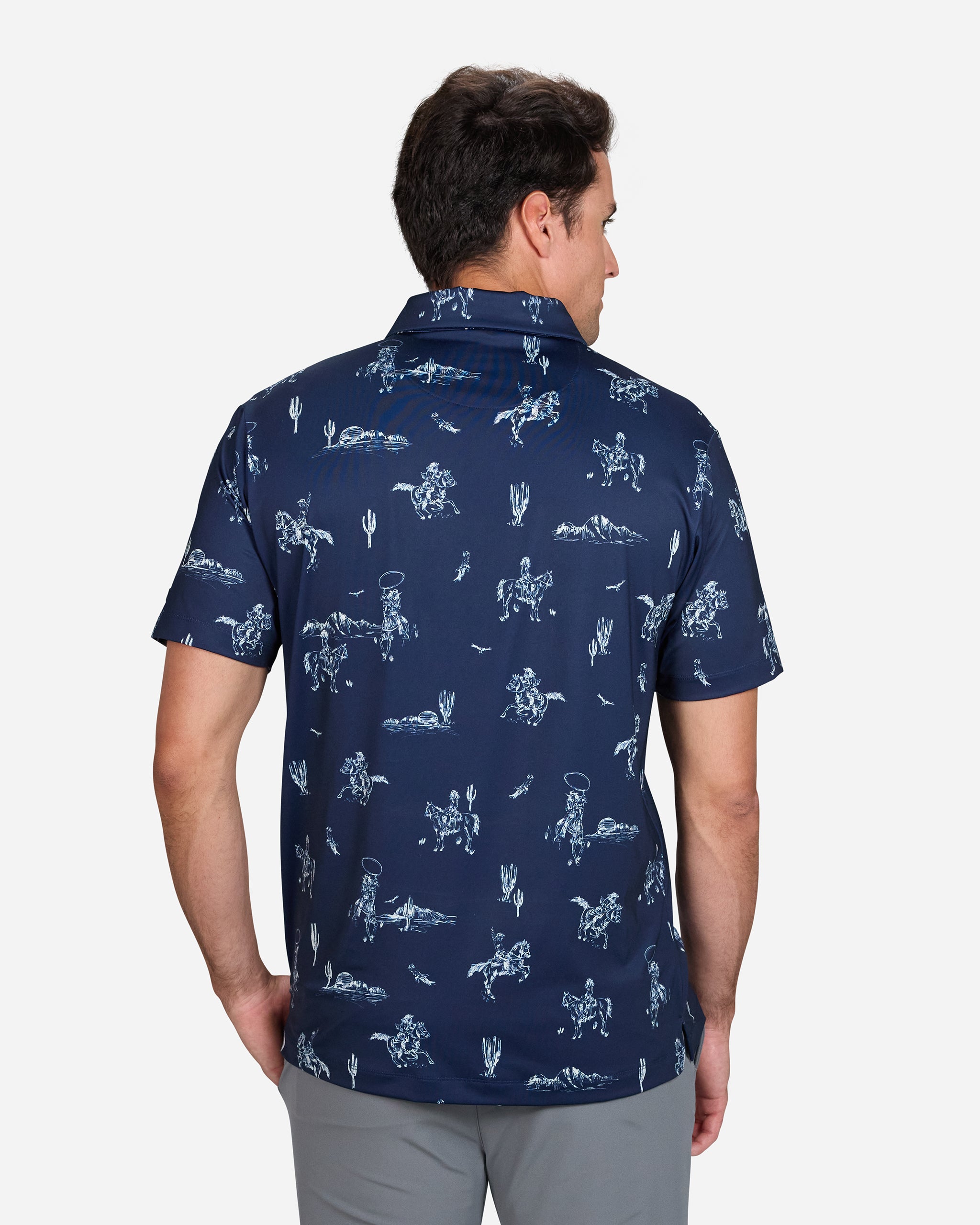 Hometown Hero-Men's Polo-Bad Birdie