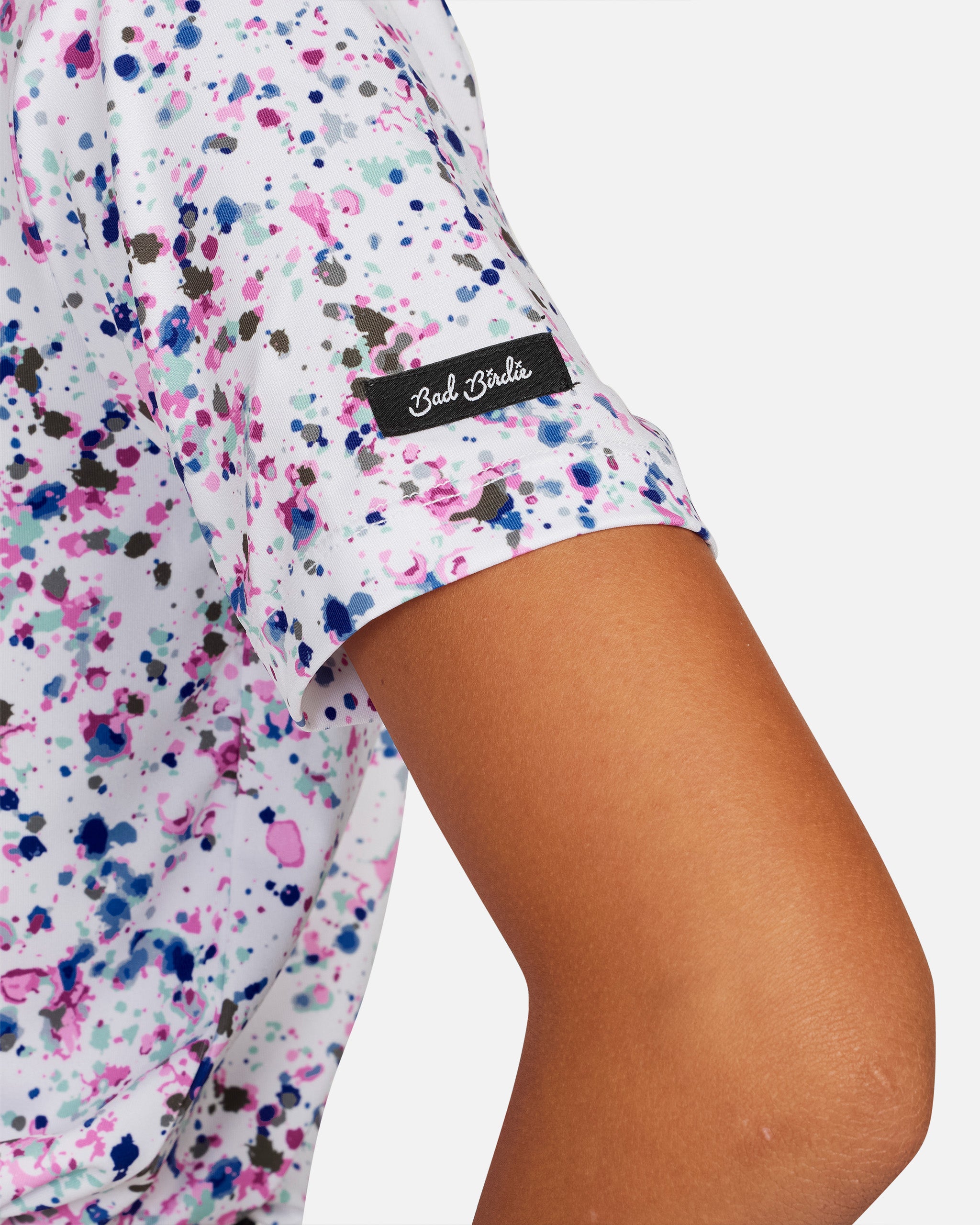 Paint Splatter 3 Youth-Youth Polo-Bad Birdie
