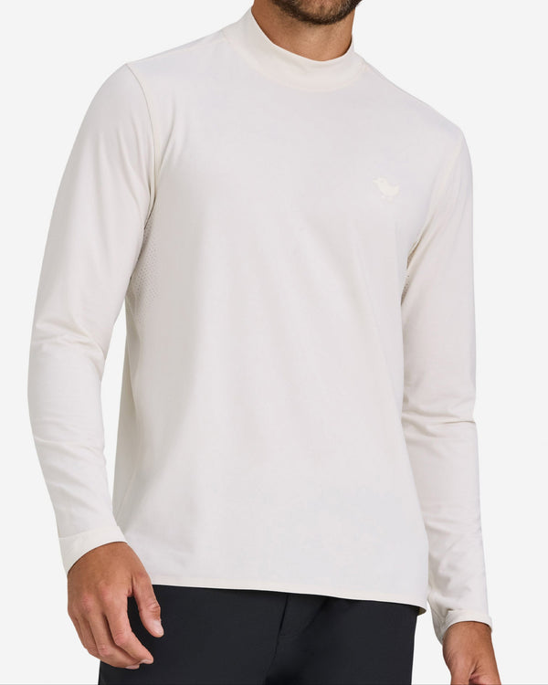 Active Mockneck - White Onyx