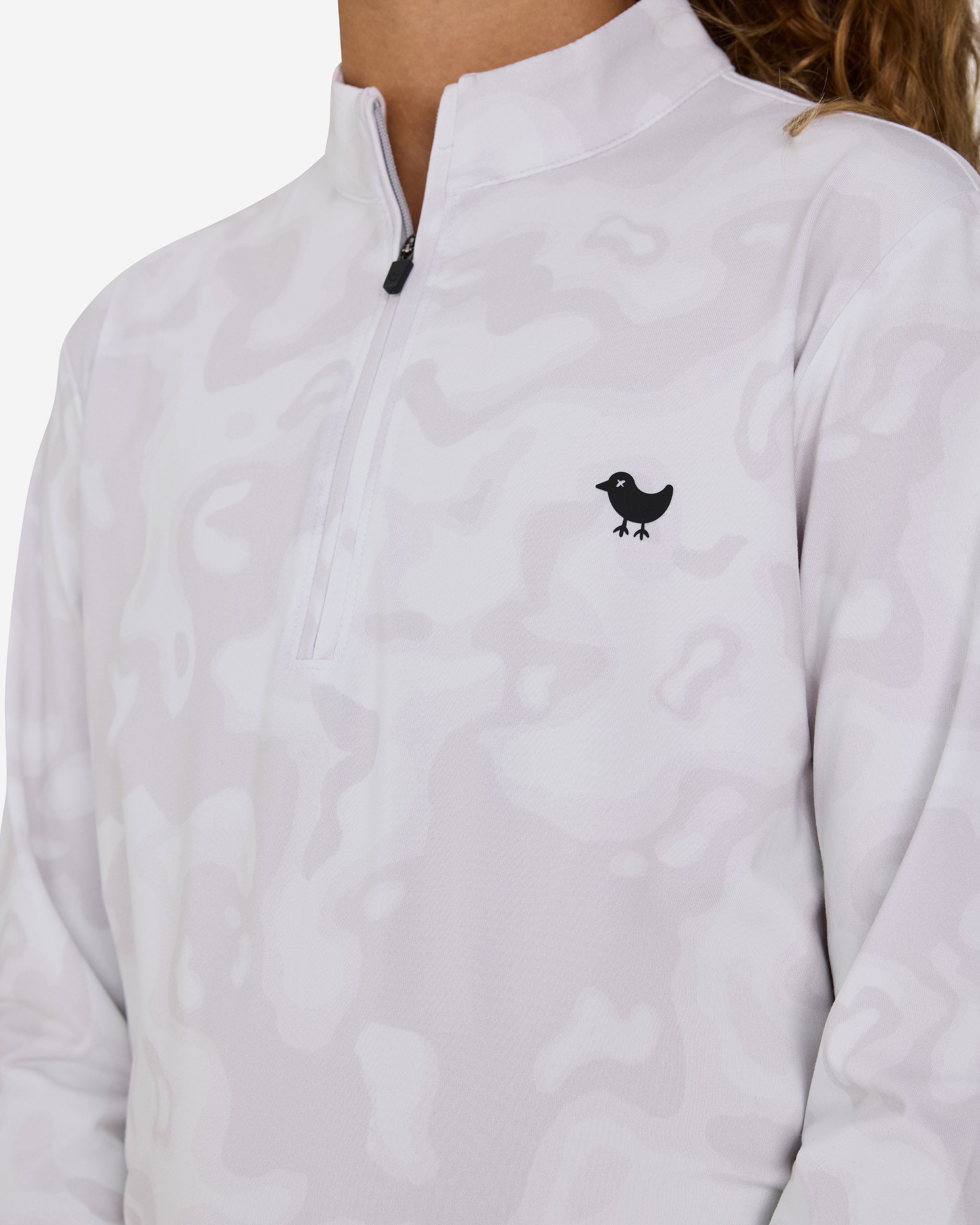 Youth Velocity QZ - Arctic Rain-Youth Quarterzip-Bad Birdie