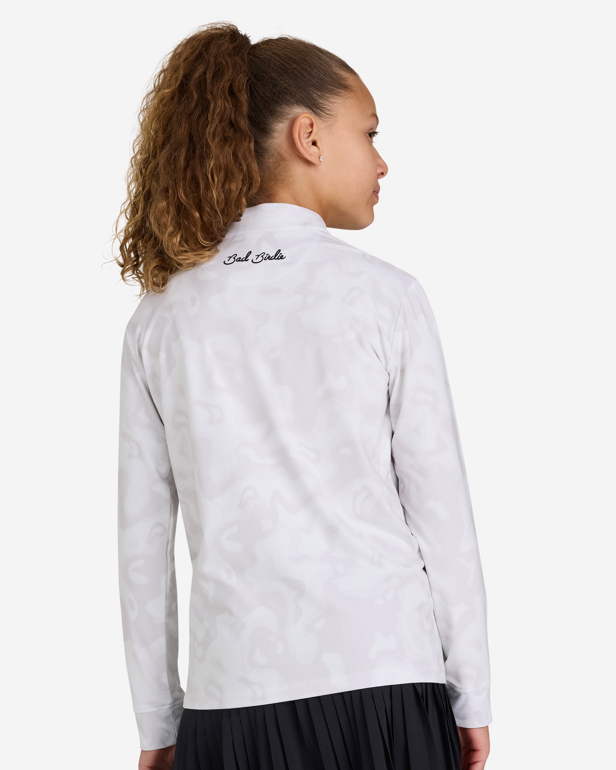Youth Velocity QZ - Arctic Rain-Youth Quarterzip-Bad Birdie