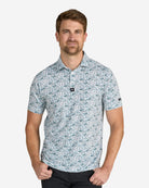 Pixelated Pars-Men's Polo-Bad Birdie