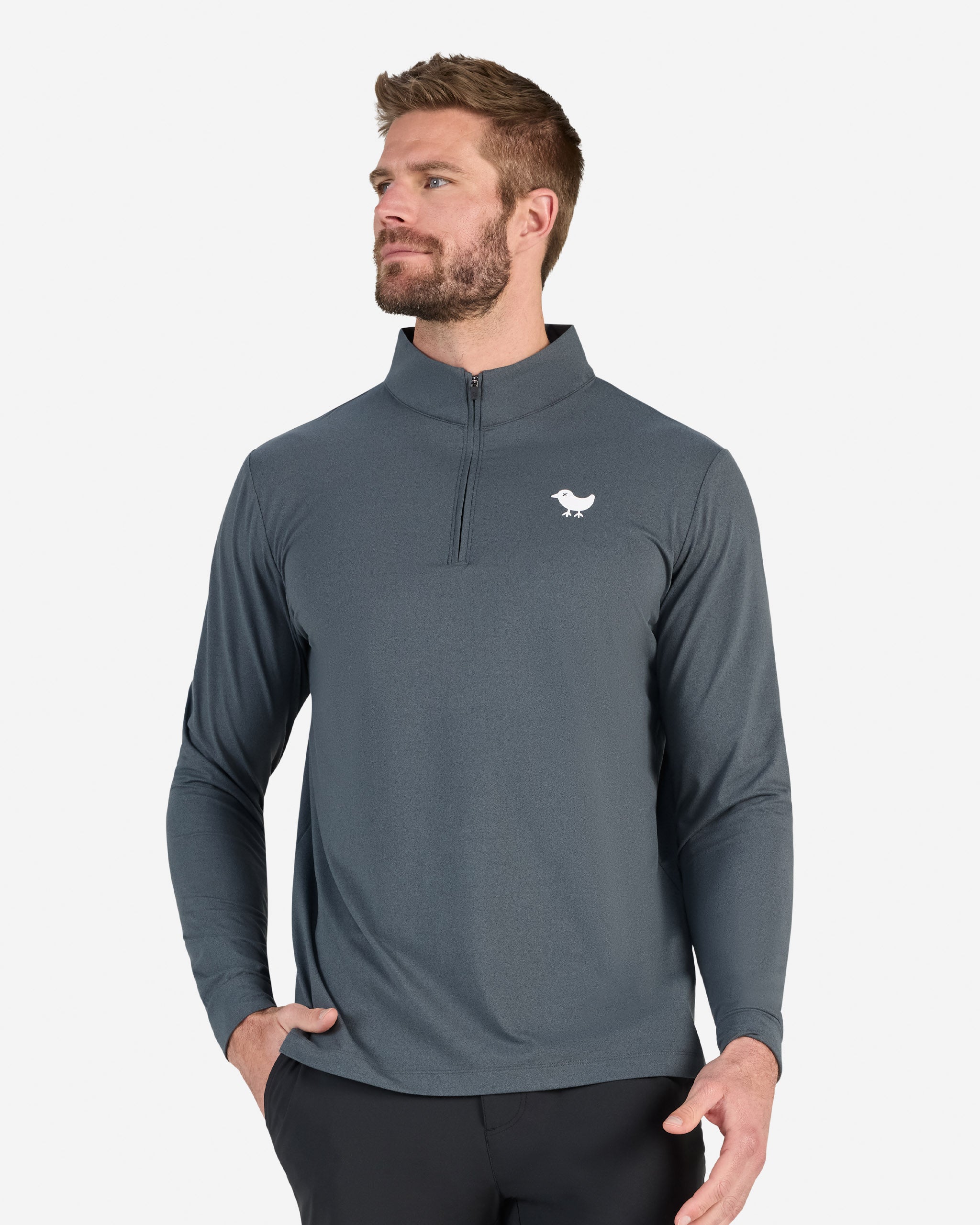 Velocity Quarterzip - Charcoal