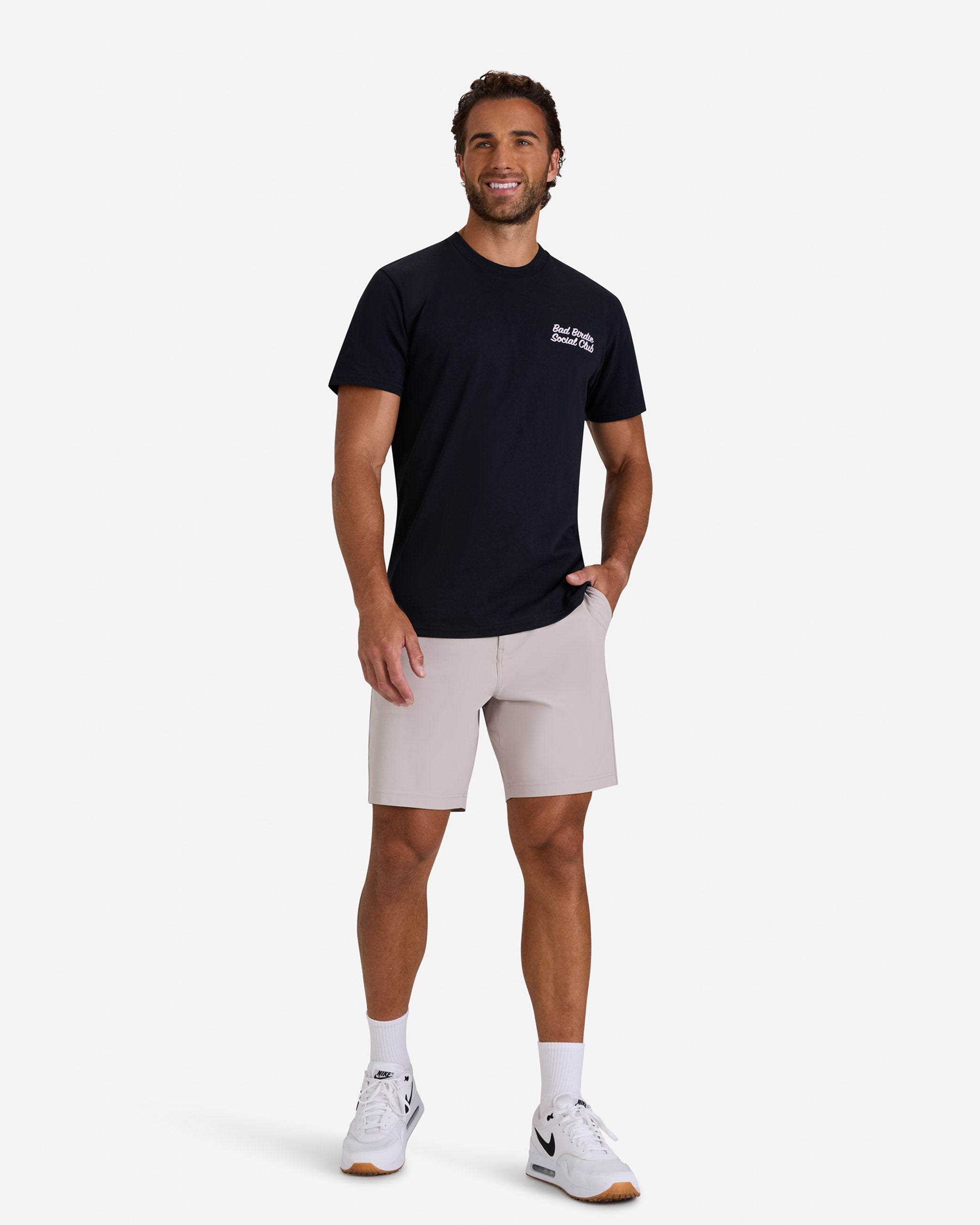 Social Club Neon Sign Tee - Black