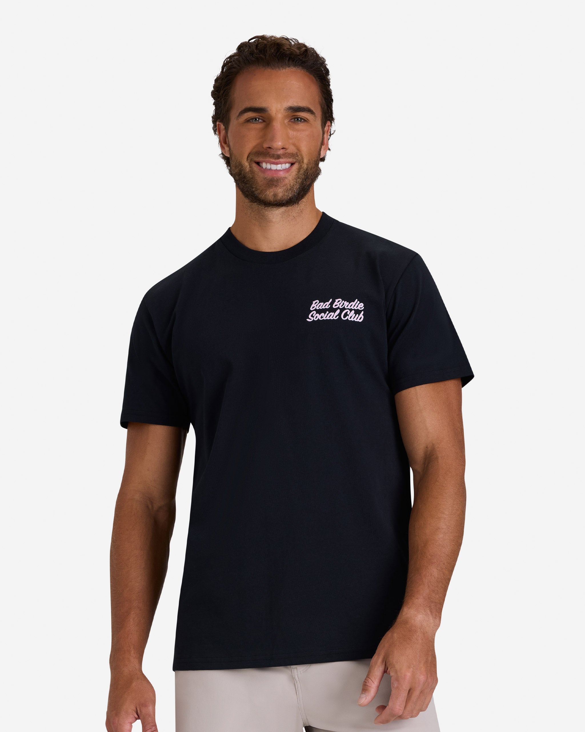 Social Club Neon Sign Tee - Black