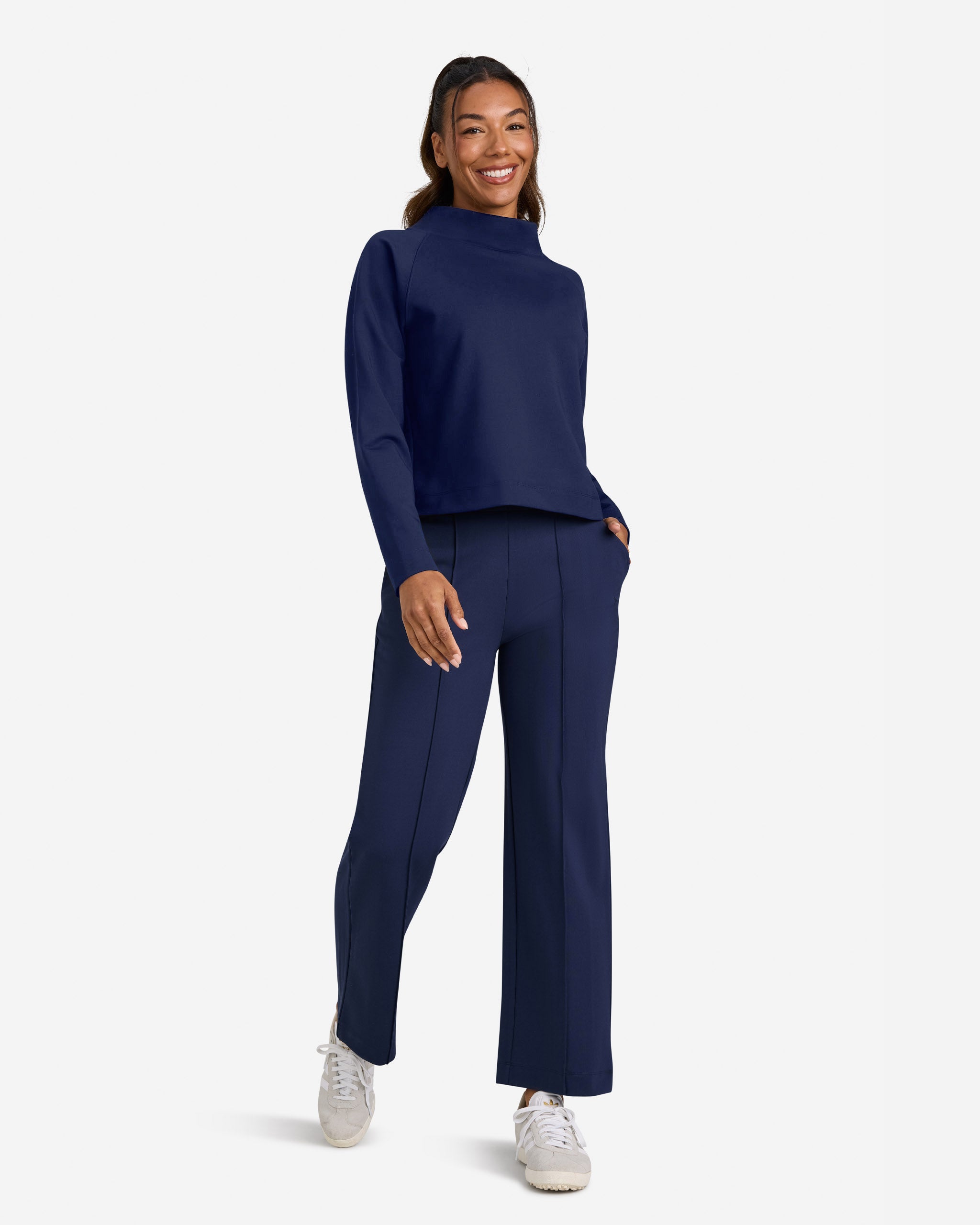 Tour Straight Leg - Dark Navy-Women's Pants-Bad Birdie