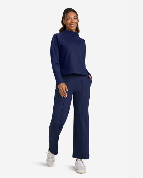 Tour Straight Leg - Dark Navy-Women's Pants-Bad Birdie