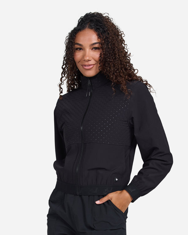 Hybrid Jacket - Black-Women's Jacket-Bad Birdie
